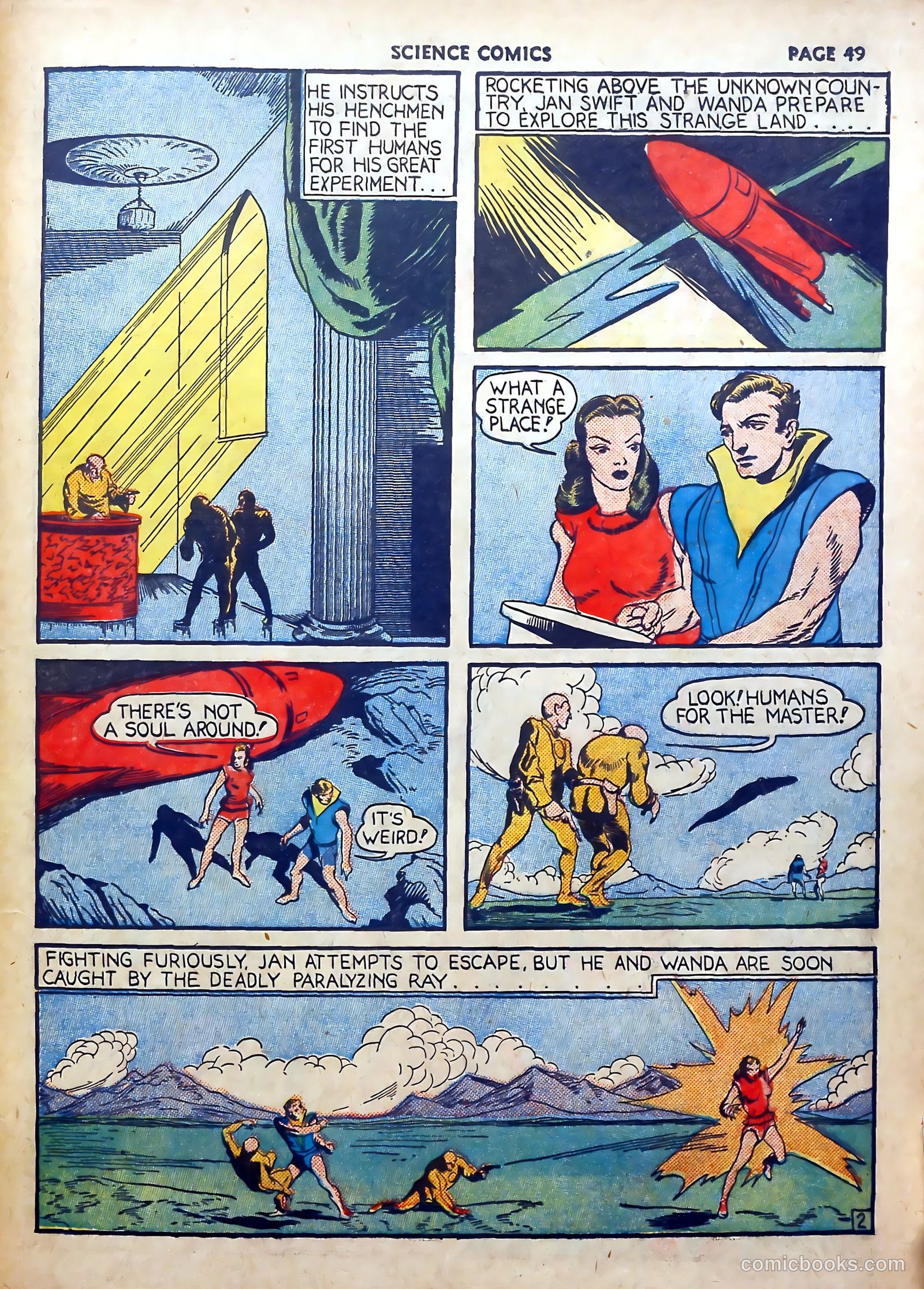 Science Comics #1 (1940) — page 46 of 62
