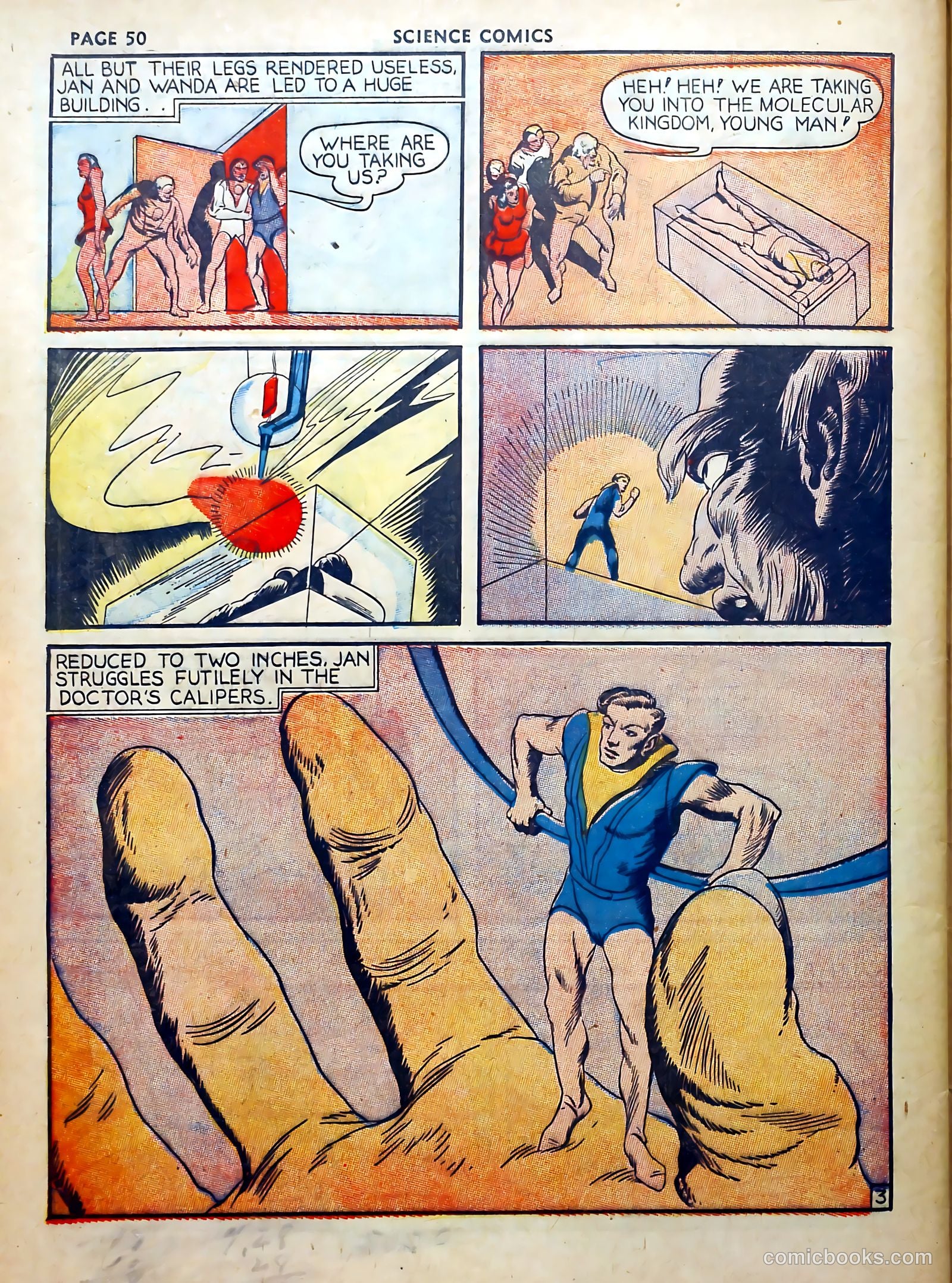 Science Comics #1 (1940) — page 47 of 62