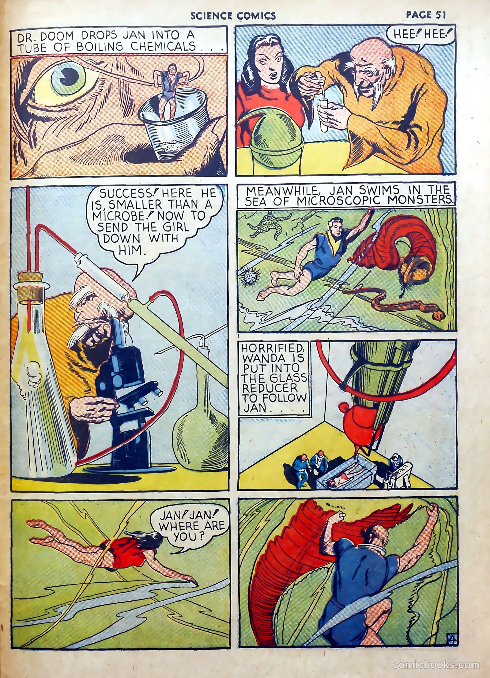 Science Comics #1 (1940) — page 48 of 62