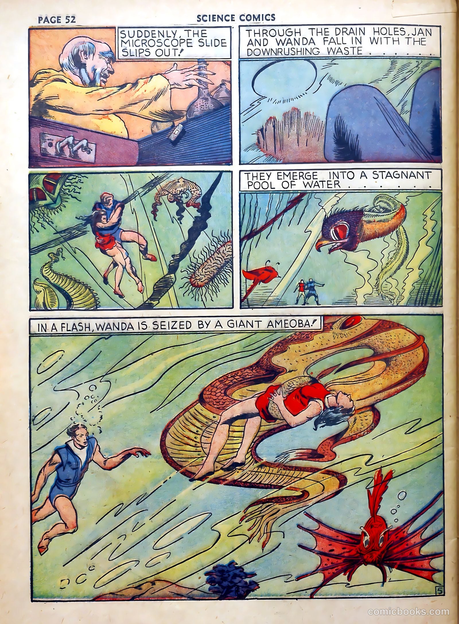 Science Comics #1 (1940) — page 49 of 62