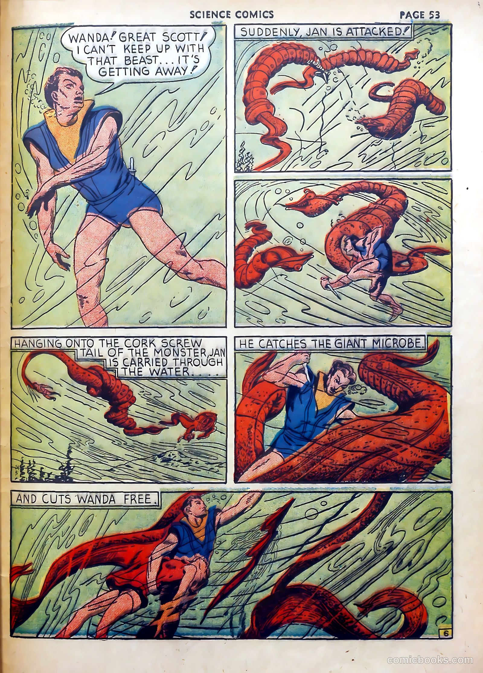 Science Comics #1 (1940) — page 50 of 62