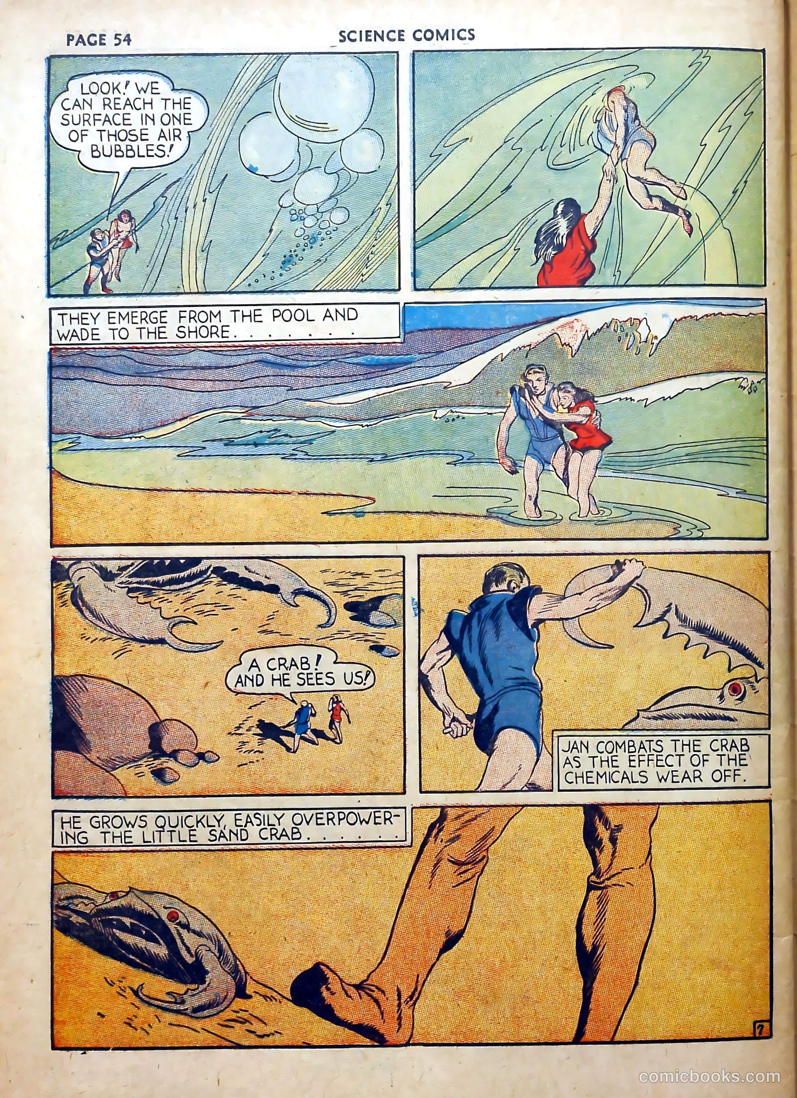 Science Comics #1 (1940) — page 51 of 62