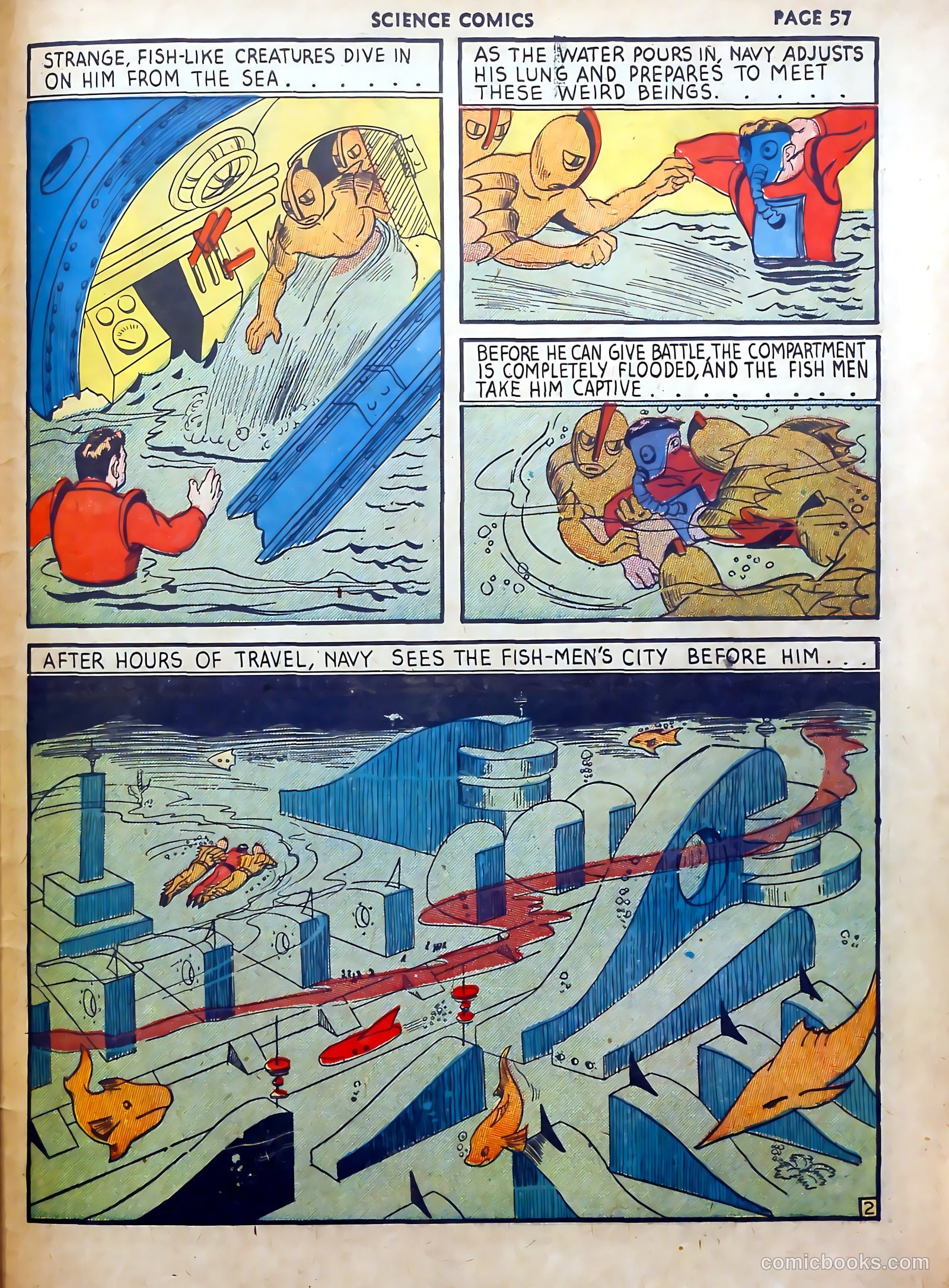 Science Comics #1 (1940) — page 54 of 62