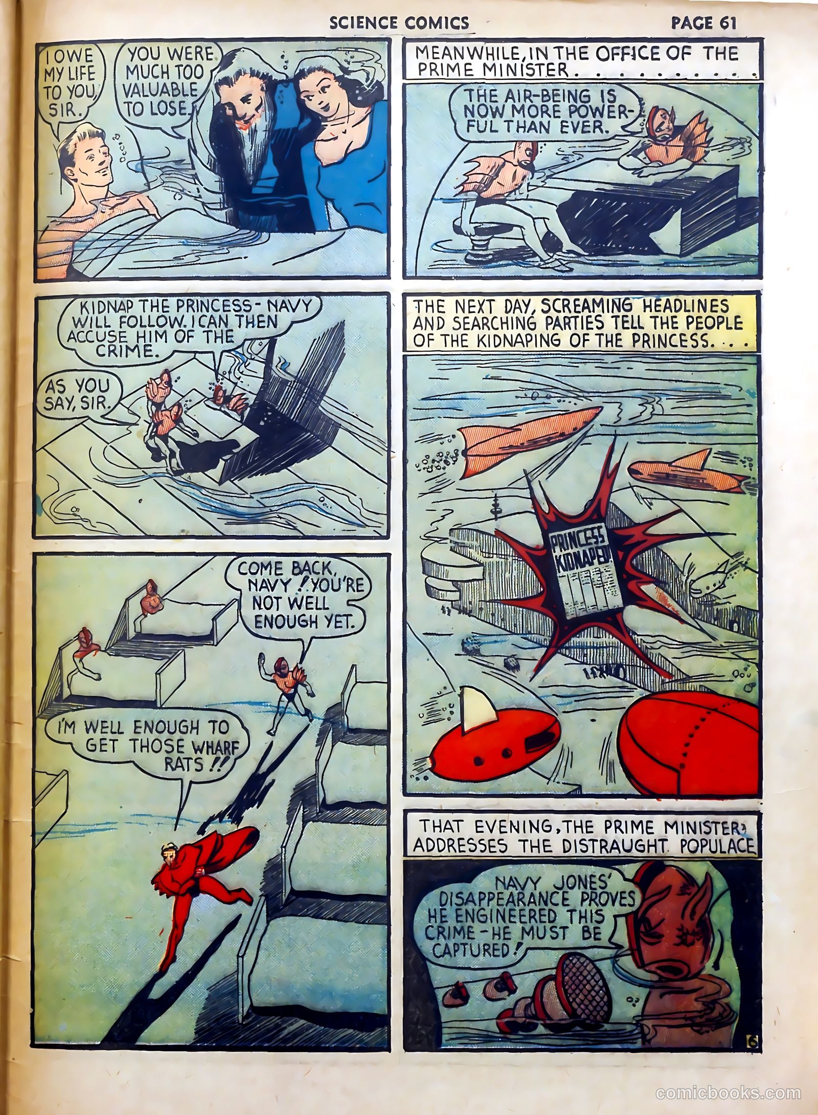 Science Comics #1 (1940) — page 58 of 62