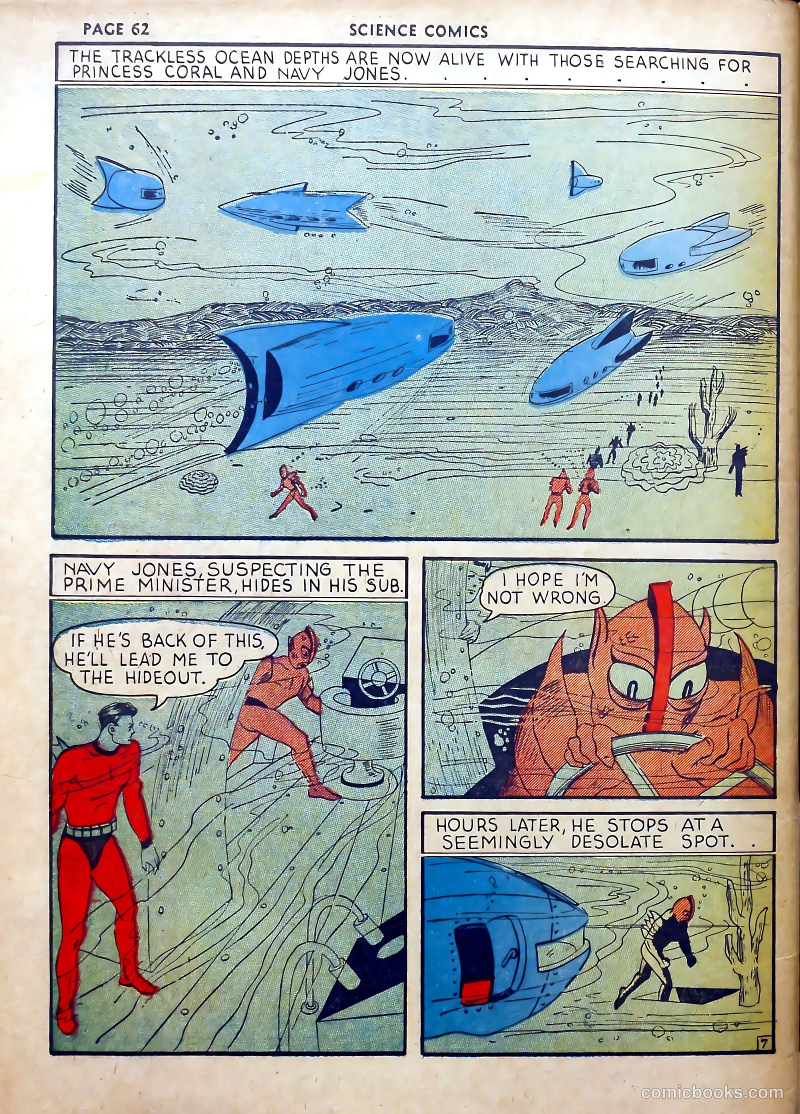 Science Comics #1 (1940) — page 59 of 62