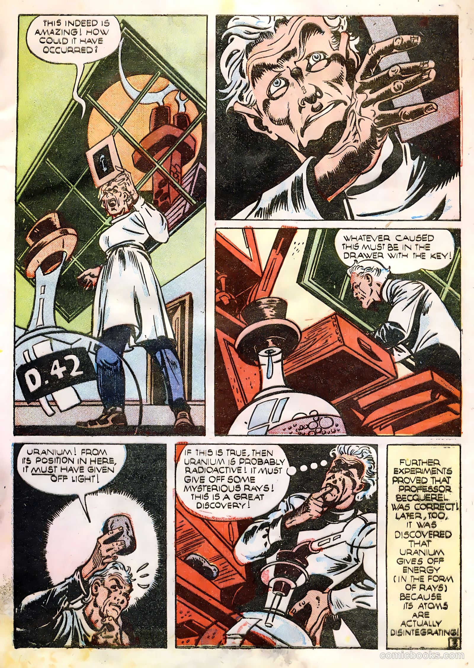 Science Comics #1 (1946) — page 5 of 36