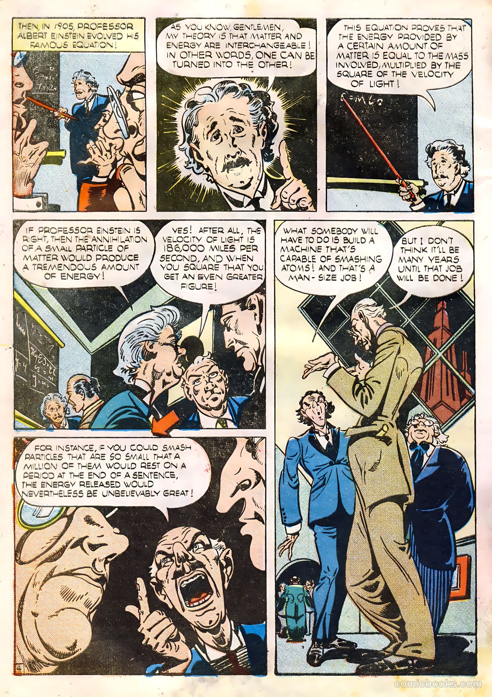 Science Comics #1 (1946) — page 6 of 36