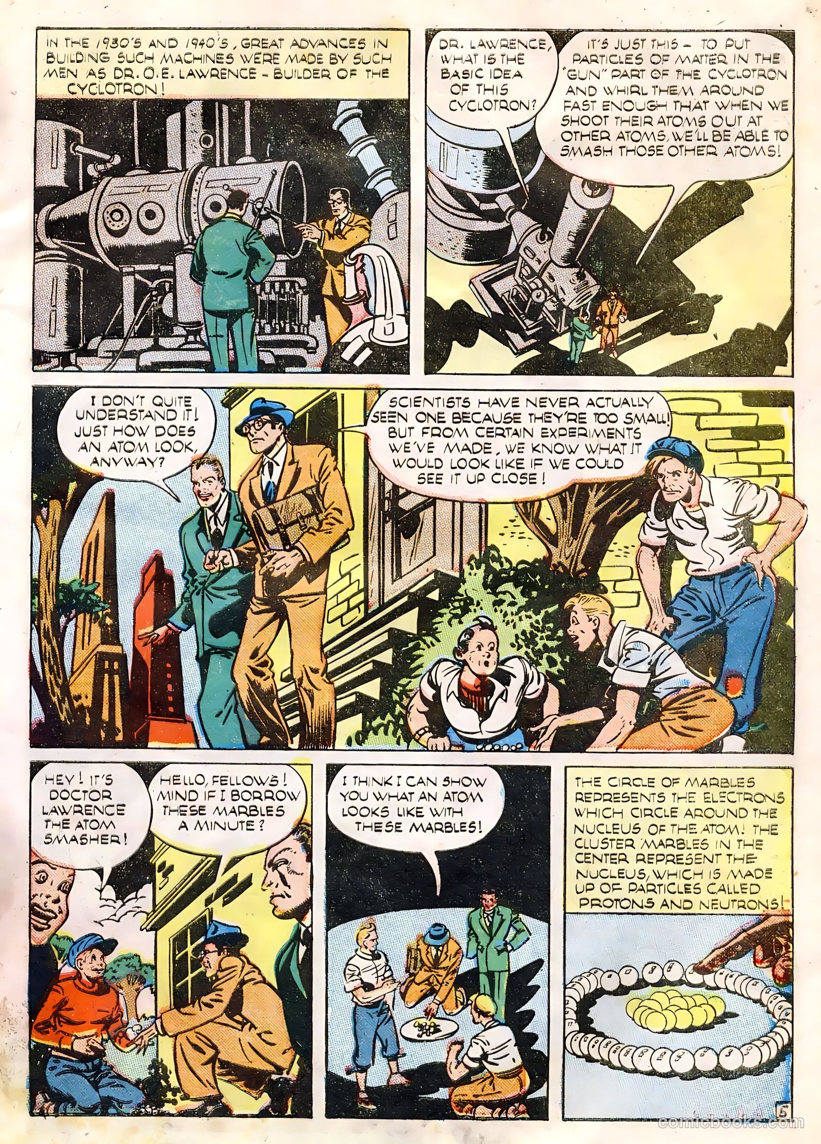 Science Comics #1 (1946) — page 7 of 36