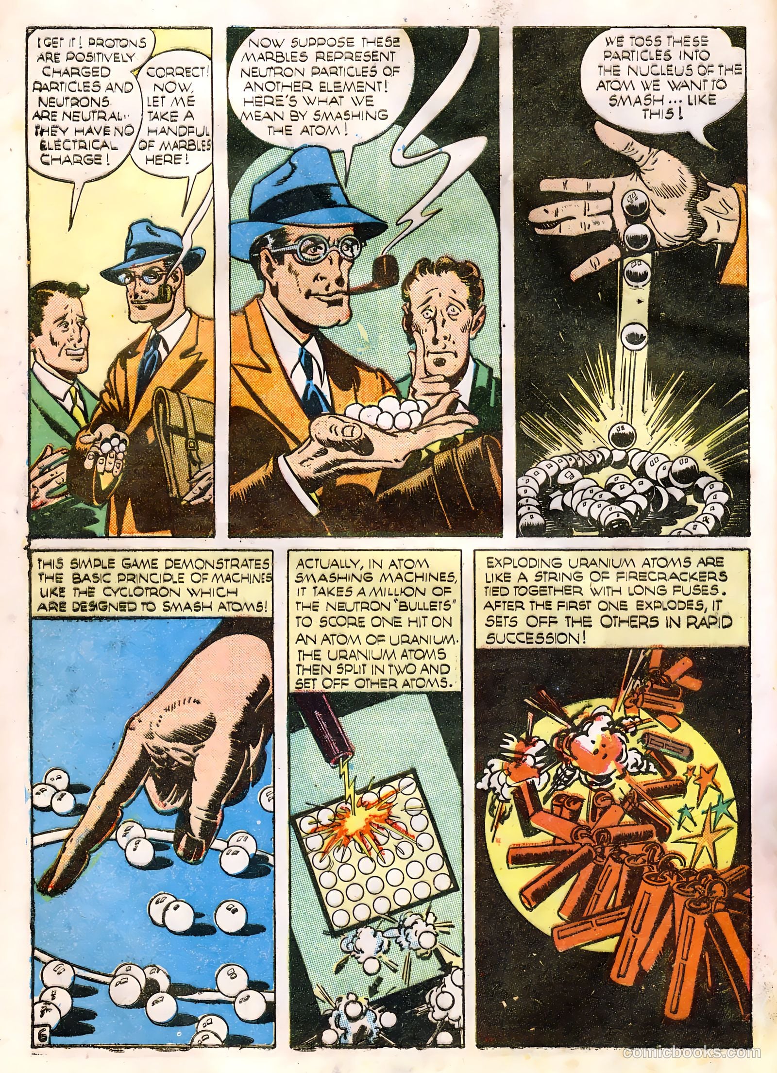 Science Comics #1 (1946) — page 8 of 36