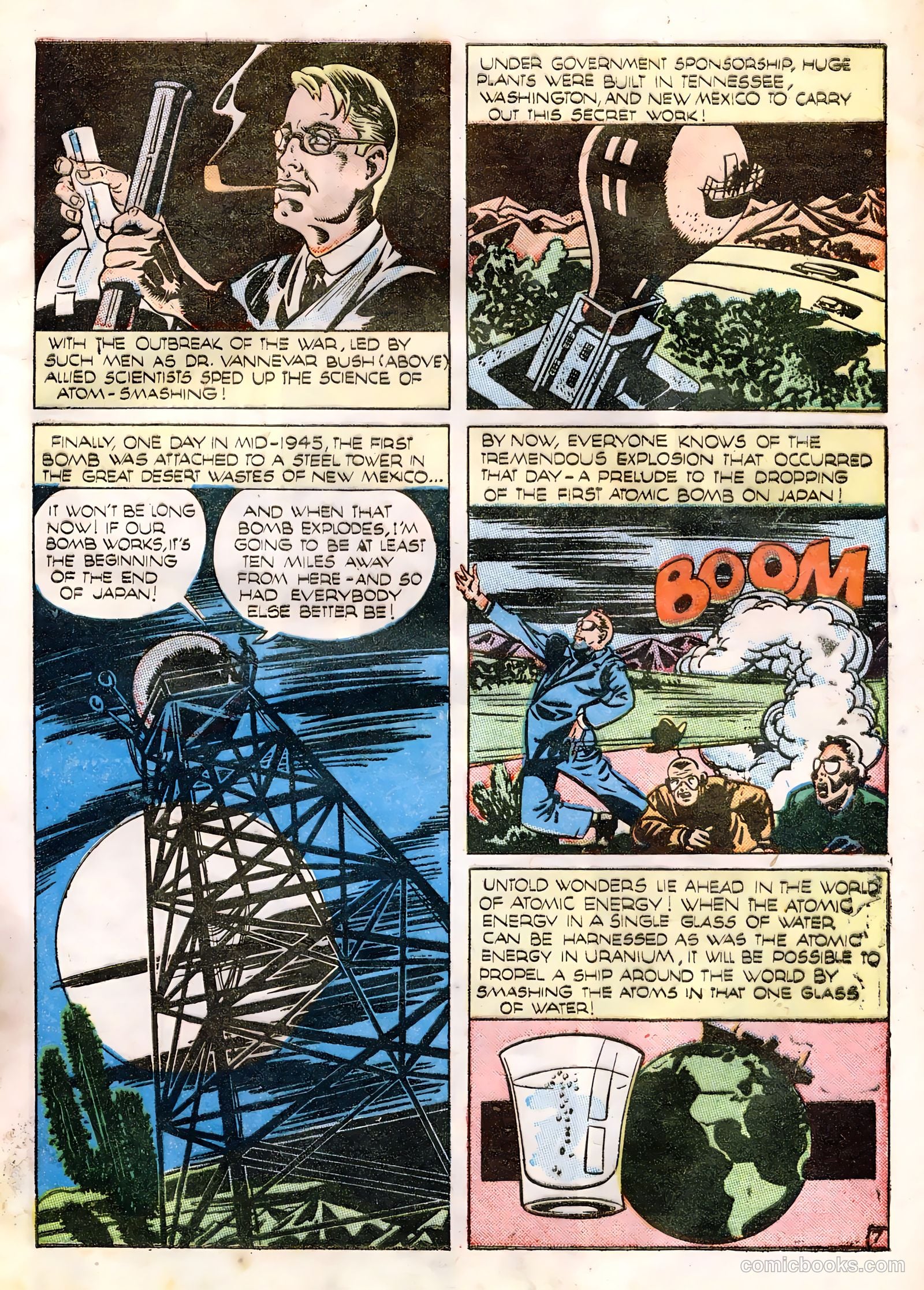 Science Comics #1 (1946) — page 9 of 36
