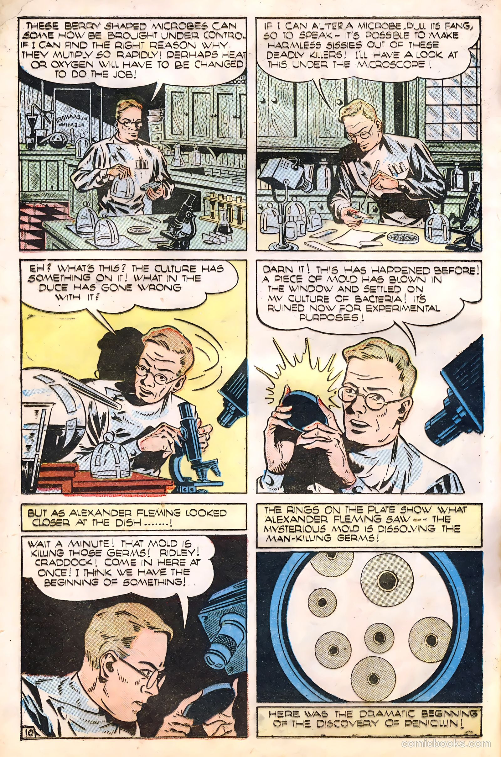 Science Comics #1 (1946) — page 12 of 36