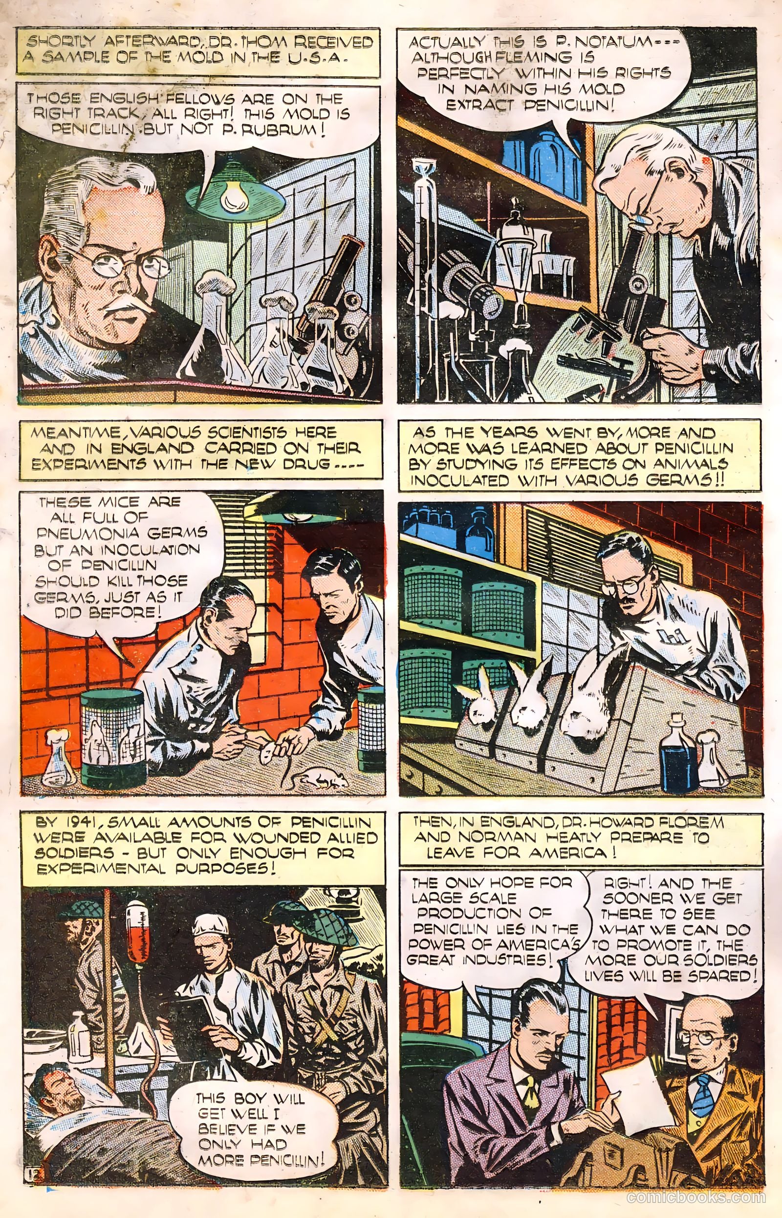 Science Comics #1 (1946) — page 14 of 36