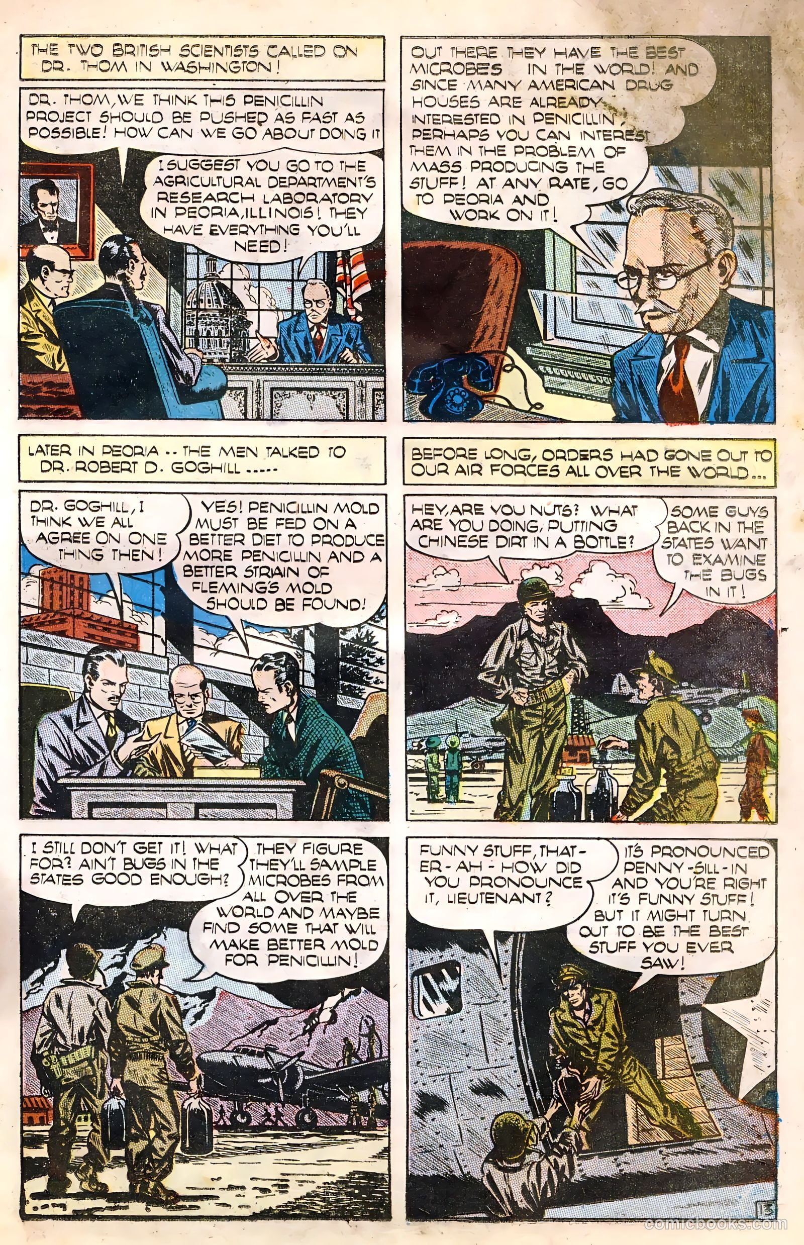 Science Comics #1 (1946) — page 15 of 36