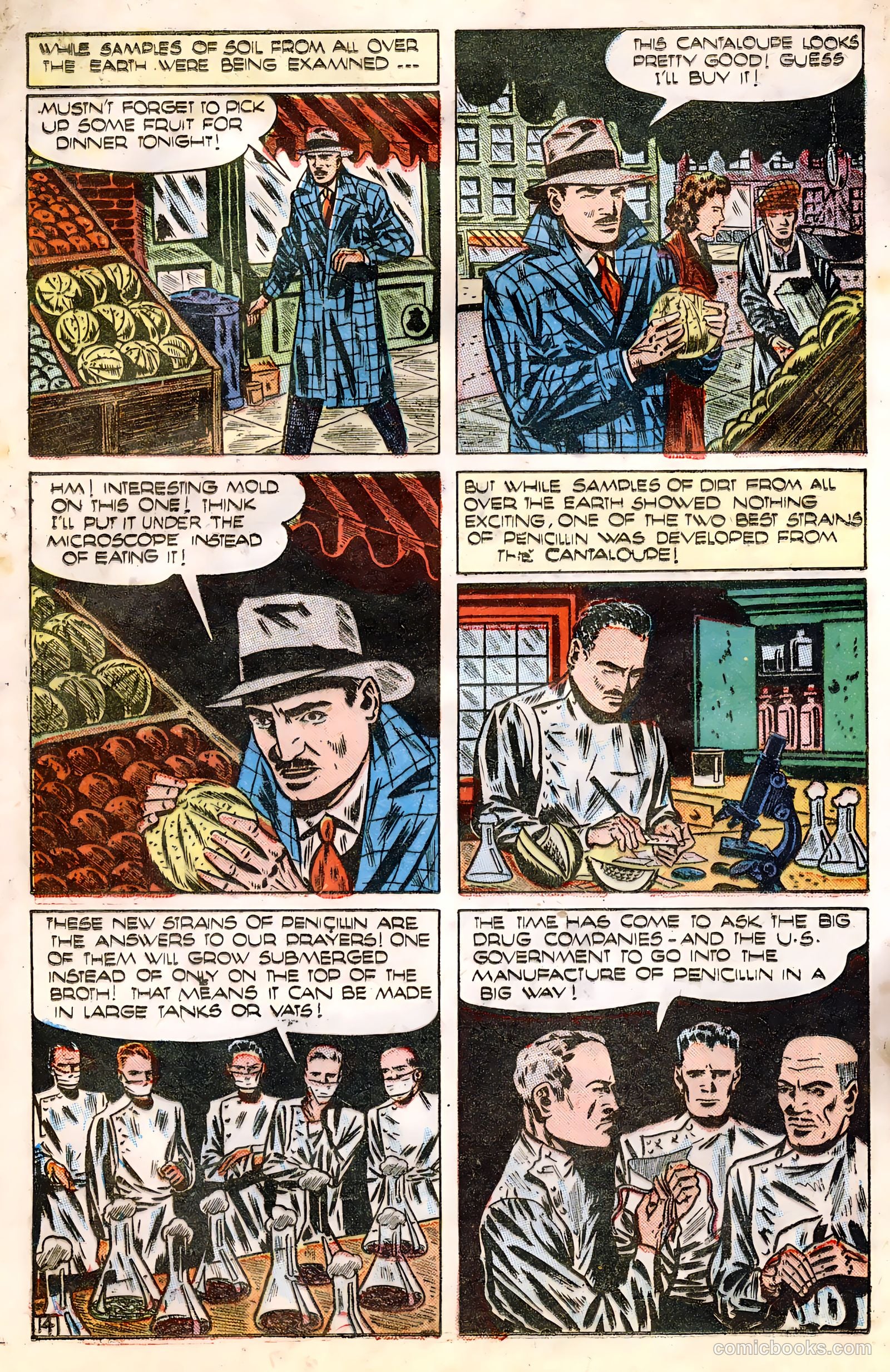 Science Comics #1 (1946) — page 16 of 36