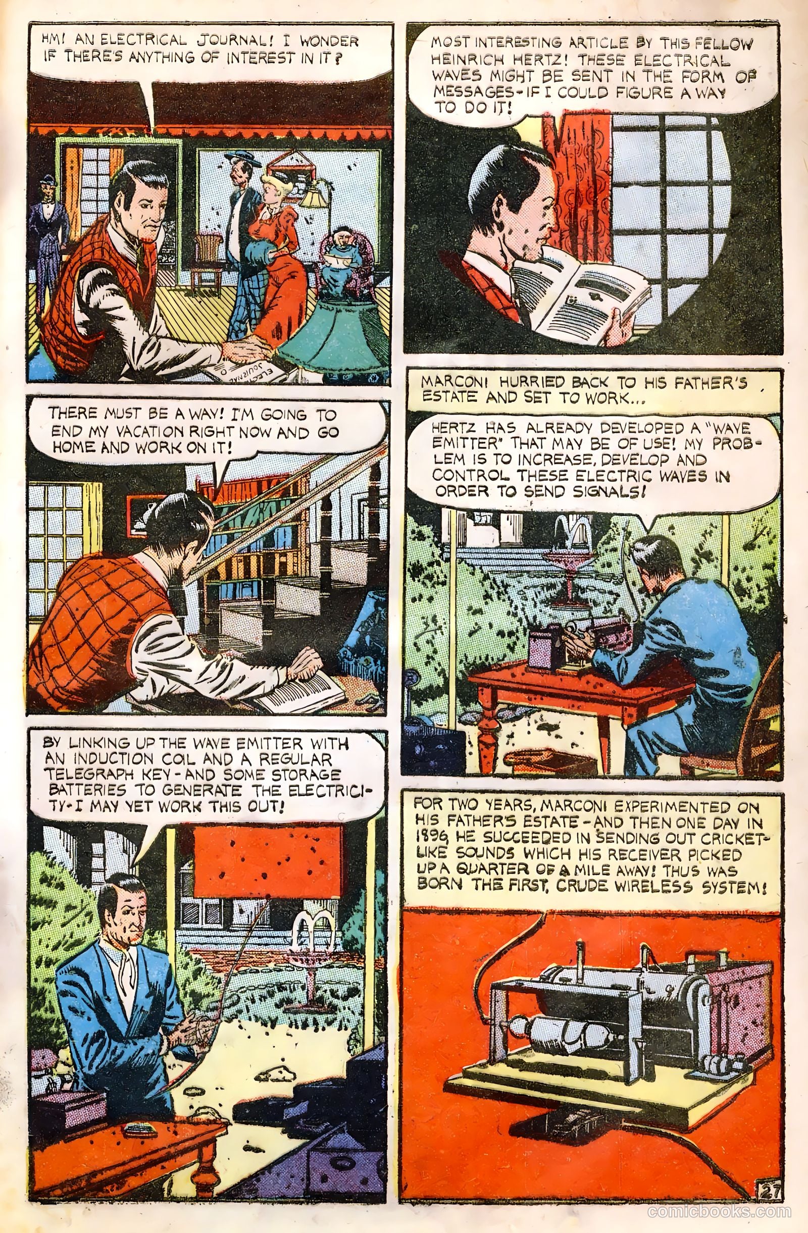 Science Comics #1 (1946) — page 29 of 36