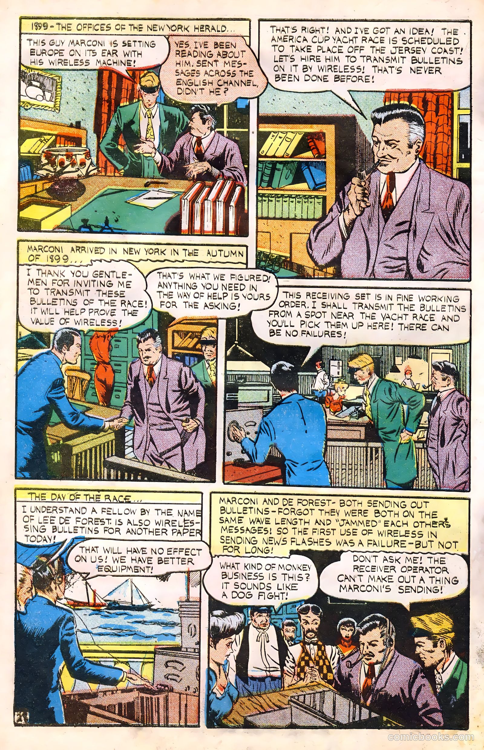 Science Comics #1 (1946) — page 30 of 36