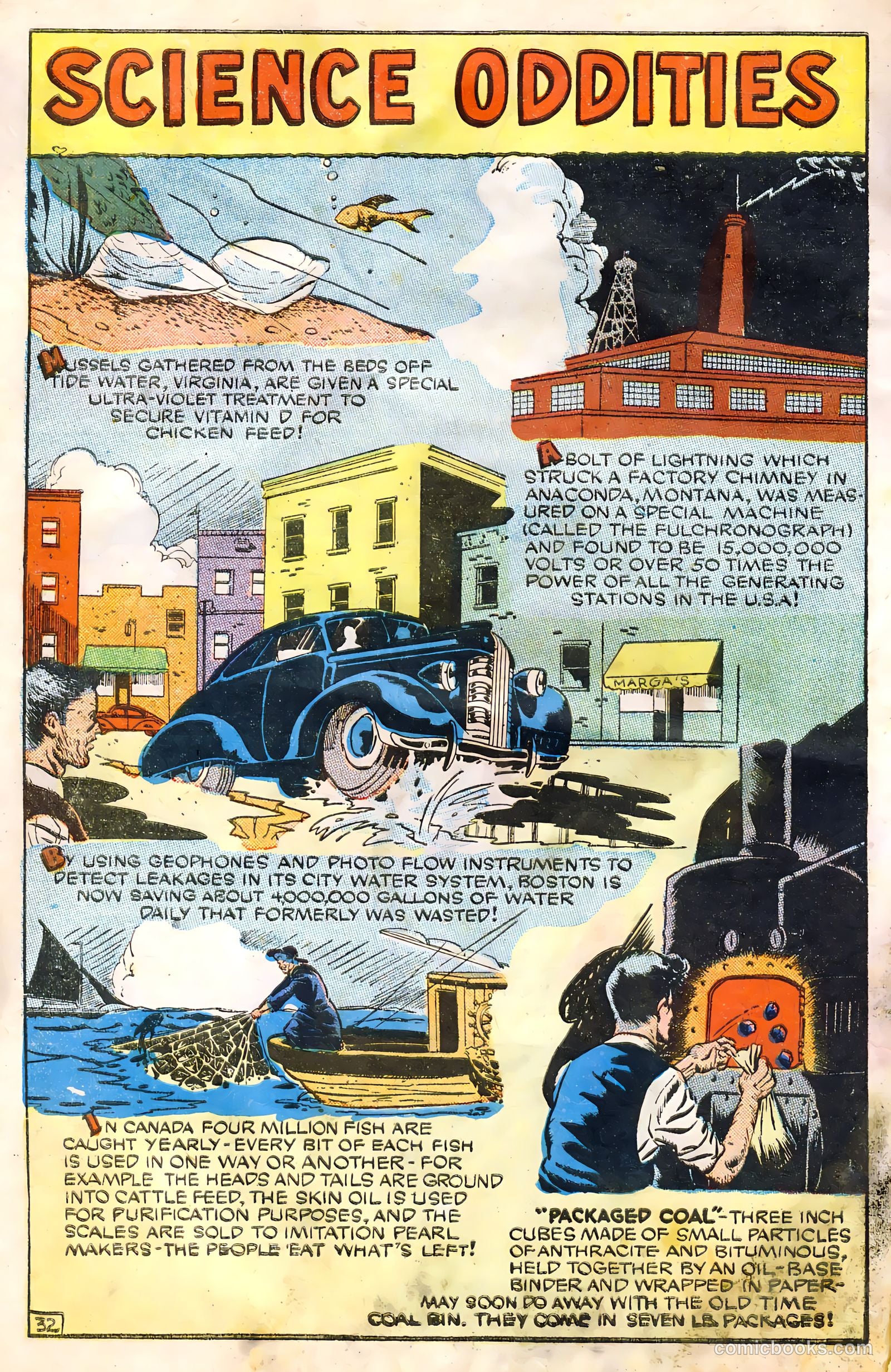 Science Comics #1 (1946) — page 34 of 36
