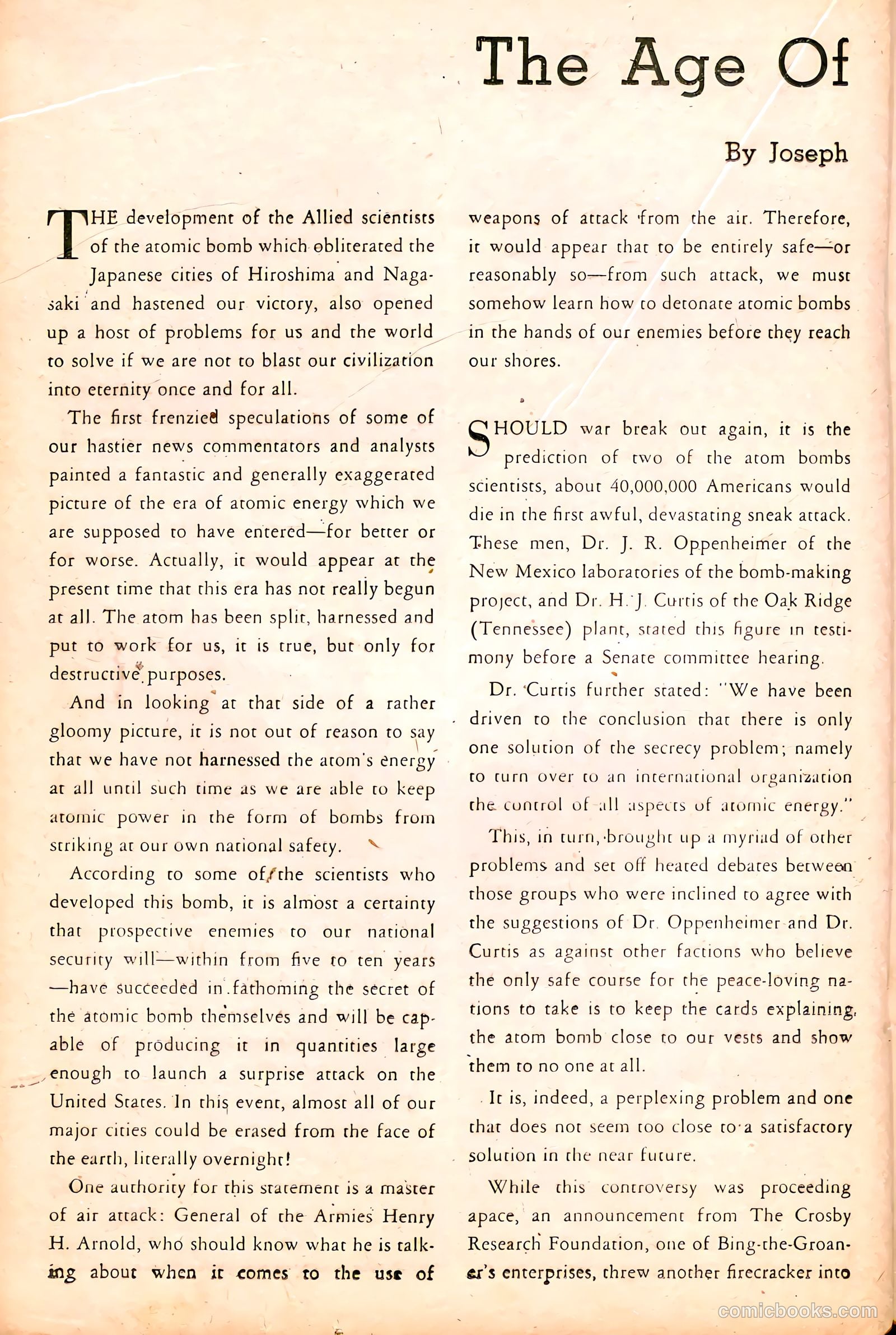 Science Comics #2 (1946) — page 20 of 36