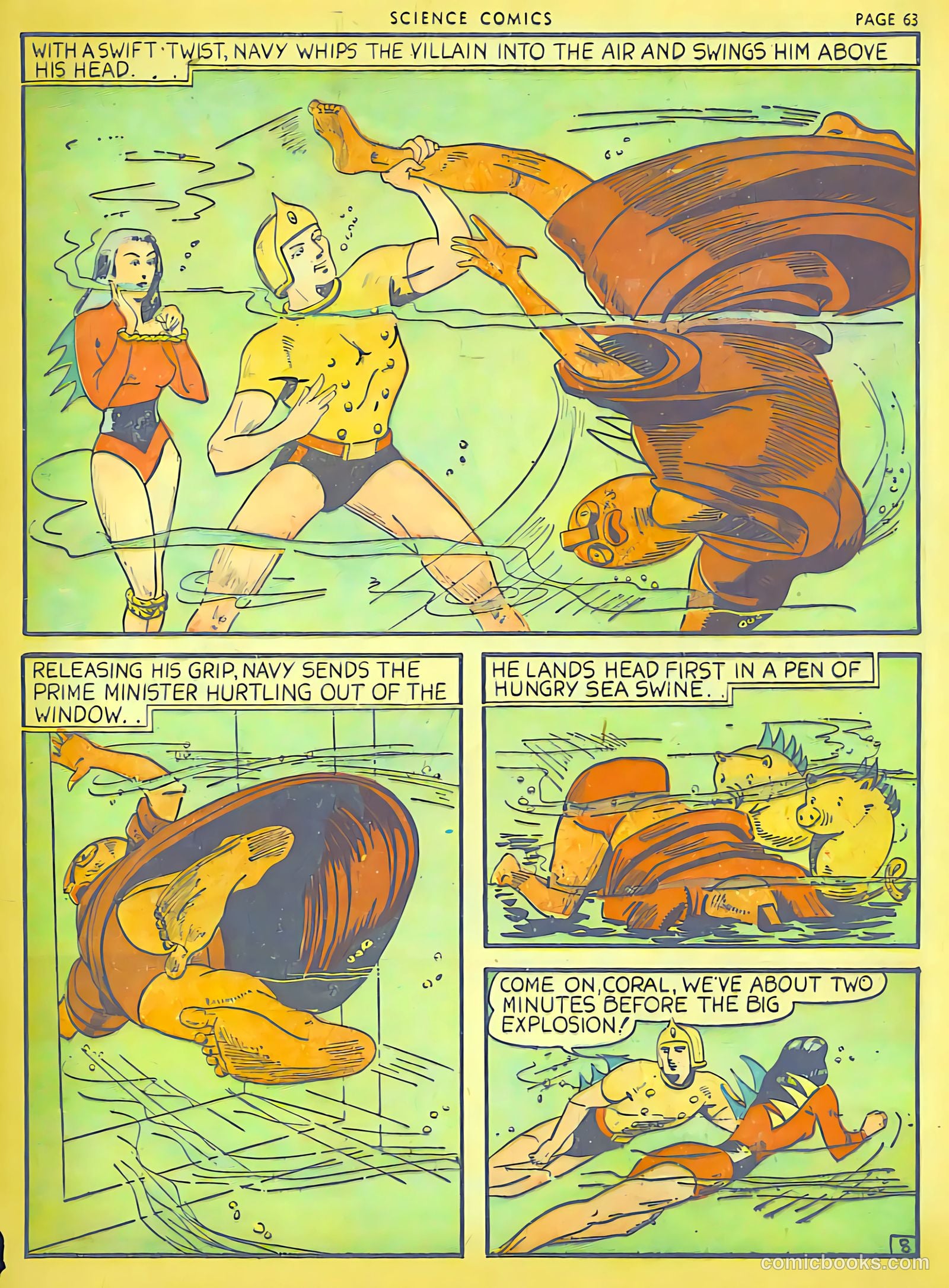 Science Comics #2 (1940) — page 60 of 62