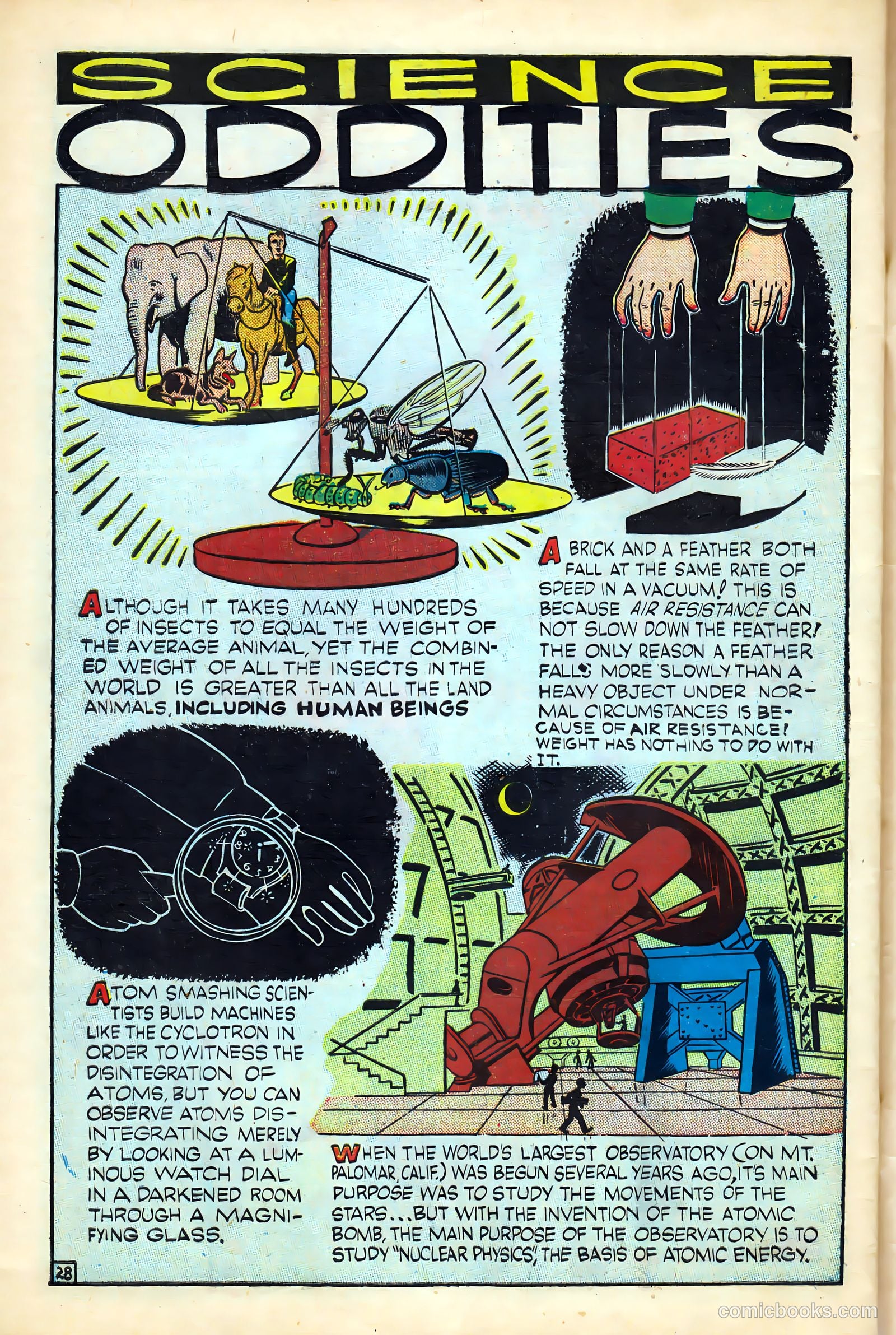 Science Comics #3 (1946) — page 30 of 36