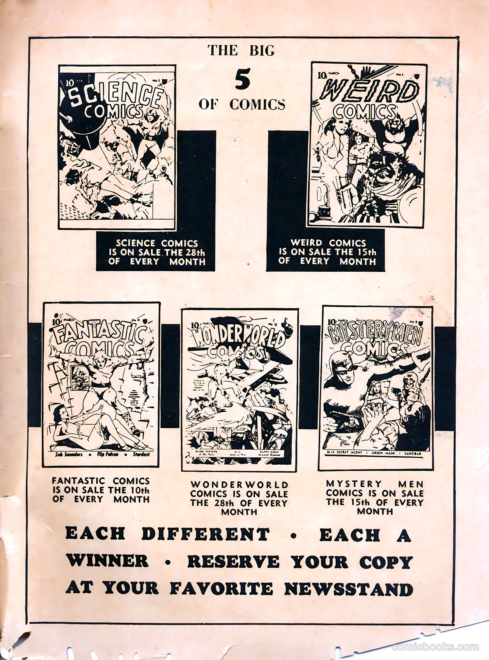 Science Comics #3 (1940) — page 67 of 68