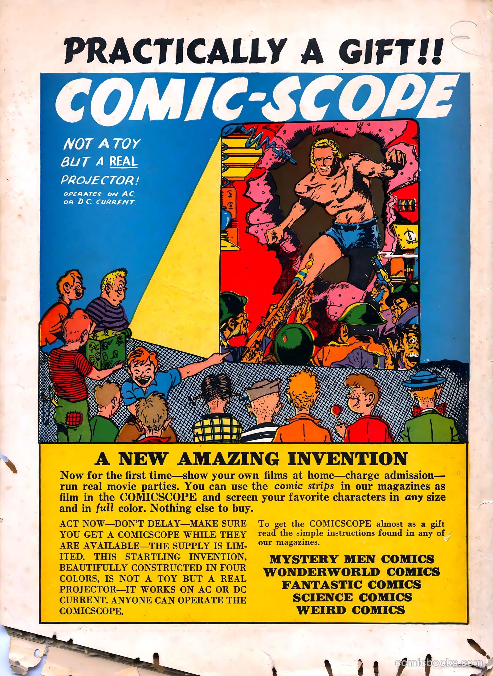 Science Comics #3 (1940) — page 68 of 68