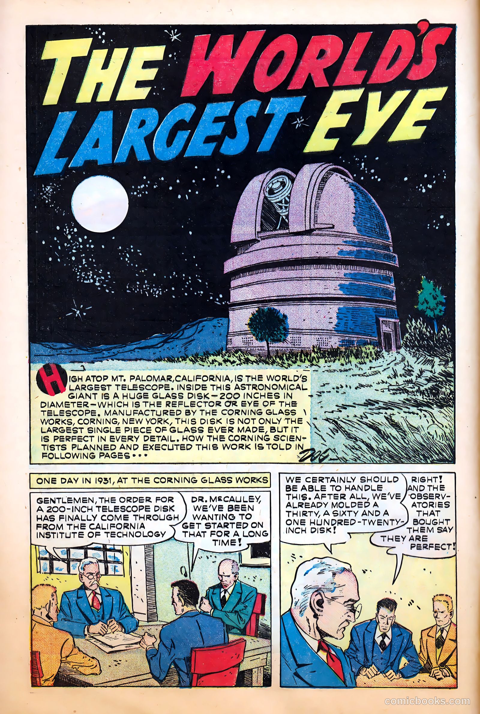 Science Comics #4 (1946) — page 8 of 36