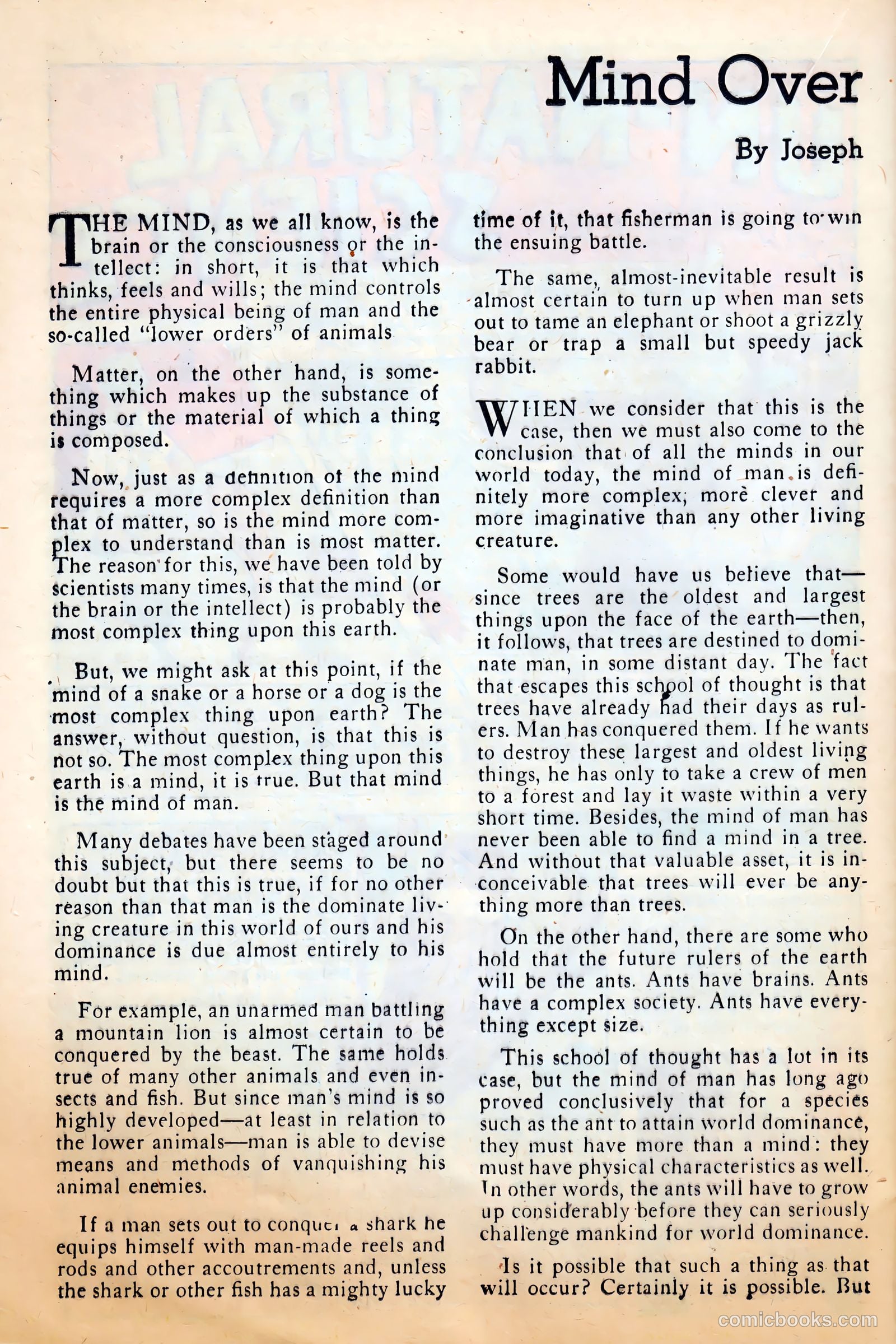 Science Comics #4 (1946) — page 24 of 36