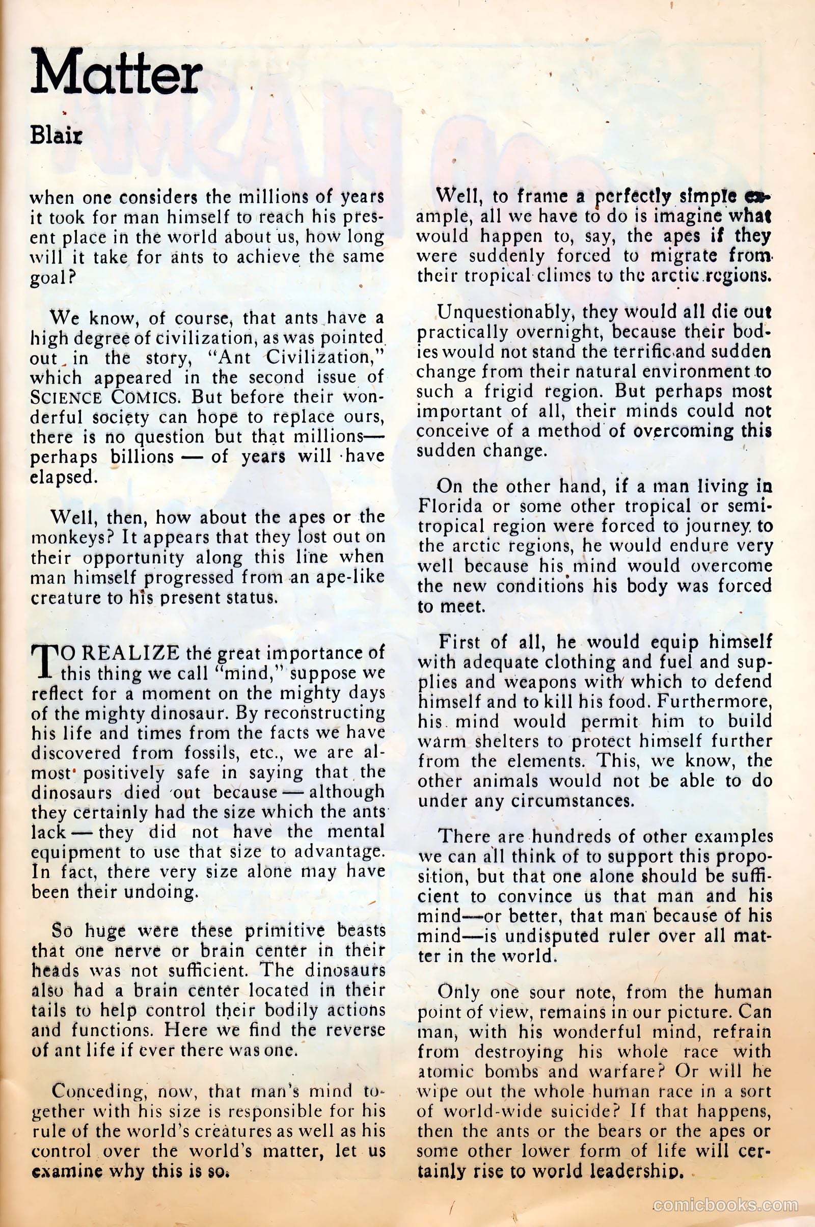 Science Comics #4 (1946) — page 25 of 36