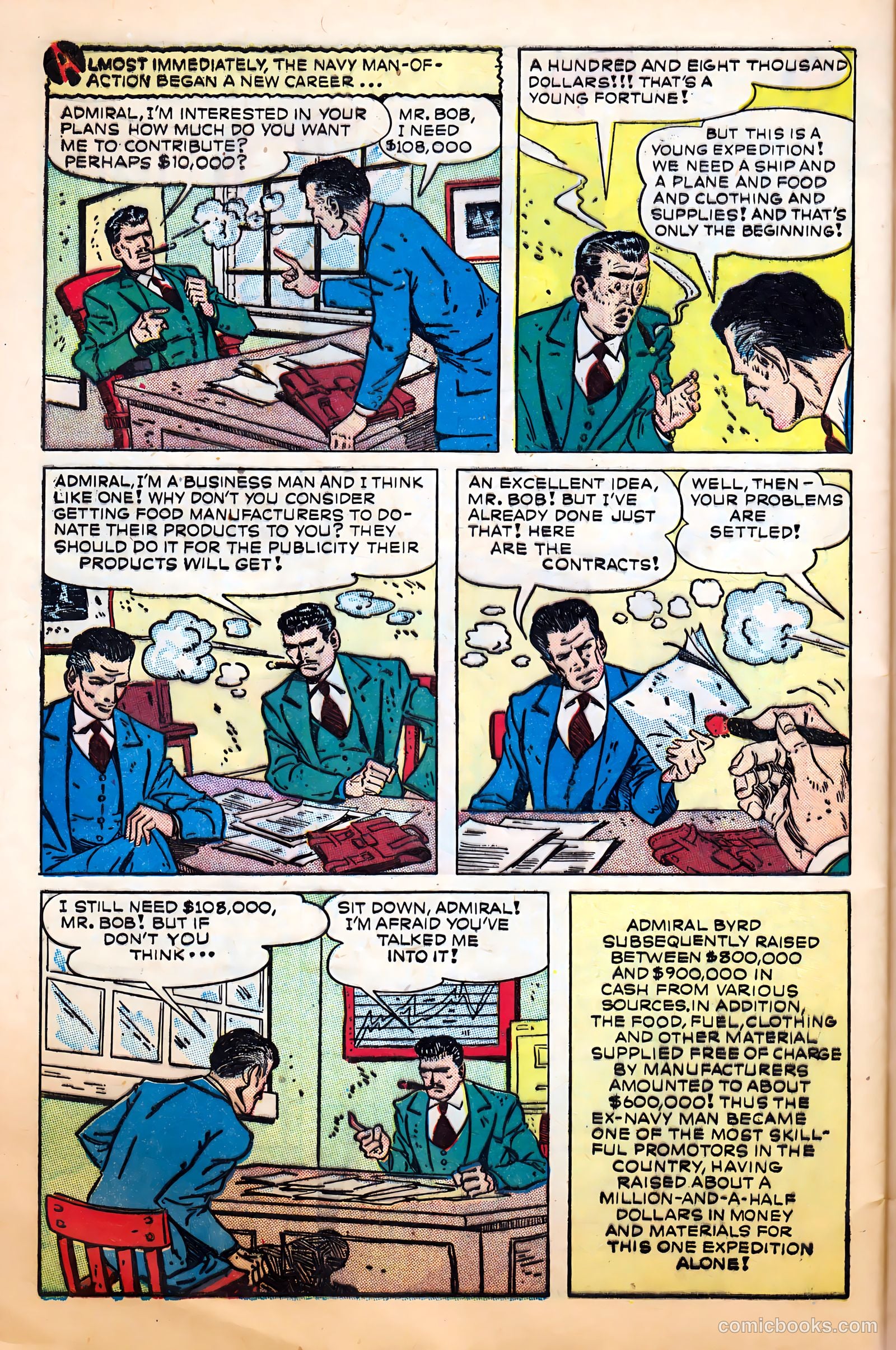 Science Comics #4 (1946) — page 32 of 36