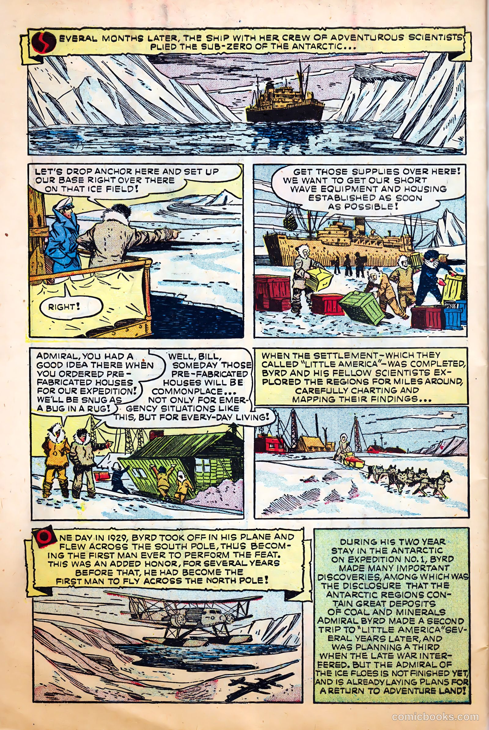 Science Comics #4 (1946) — page 34 of 36