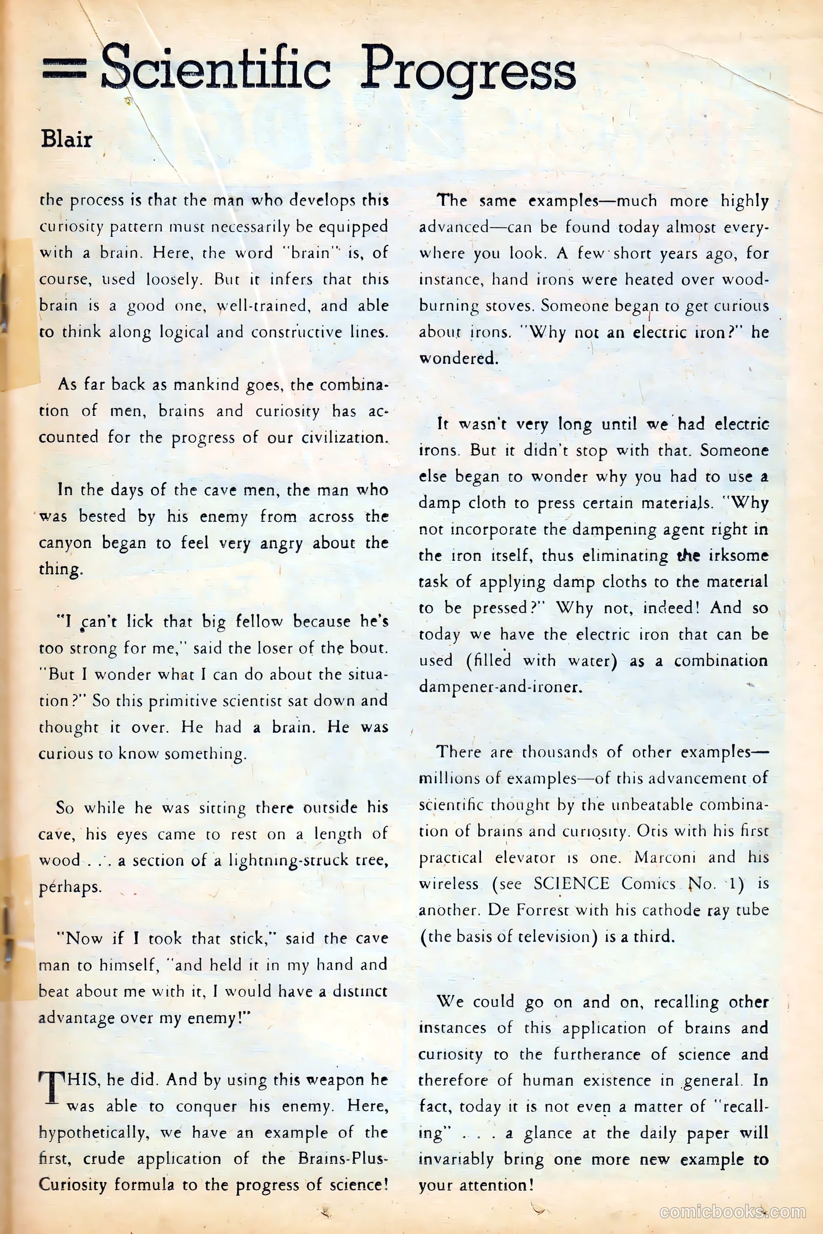 Science Comics #5 (1946) — page 27 of 52