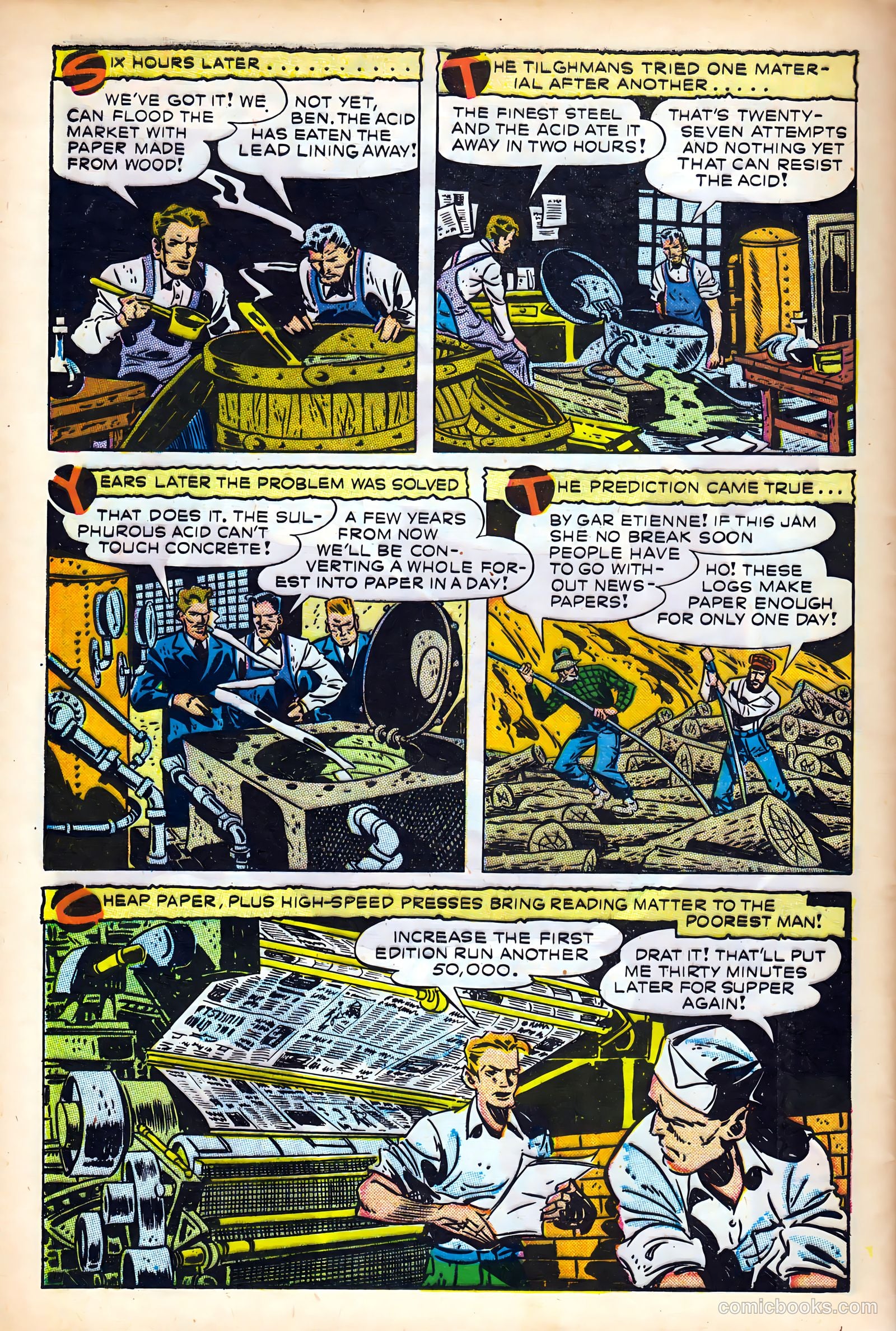 Science Comics #5 (1946) — page 44 of 52