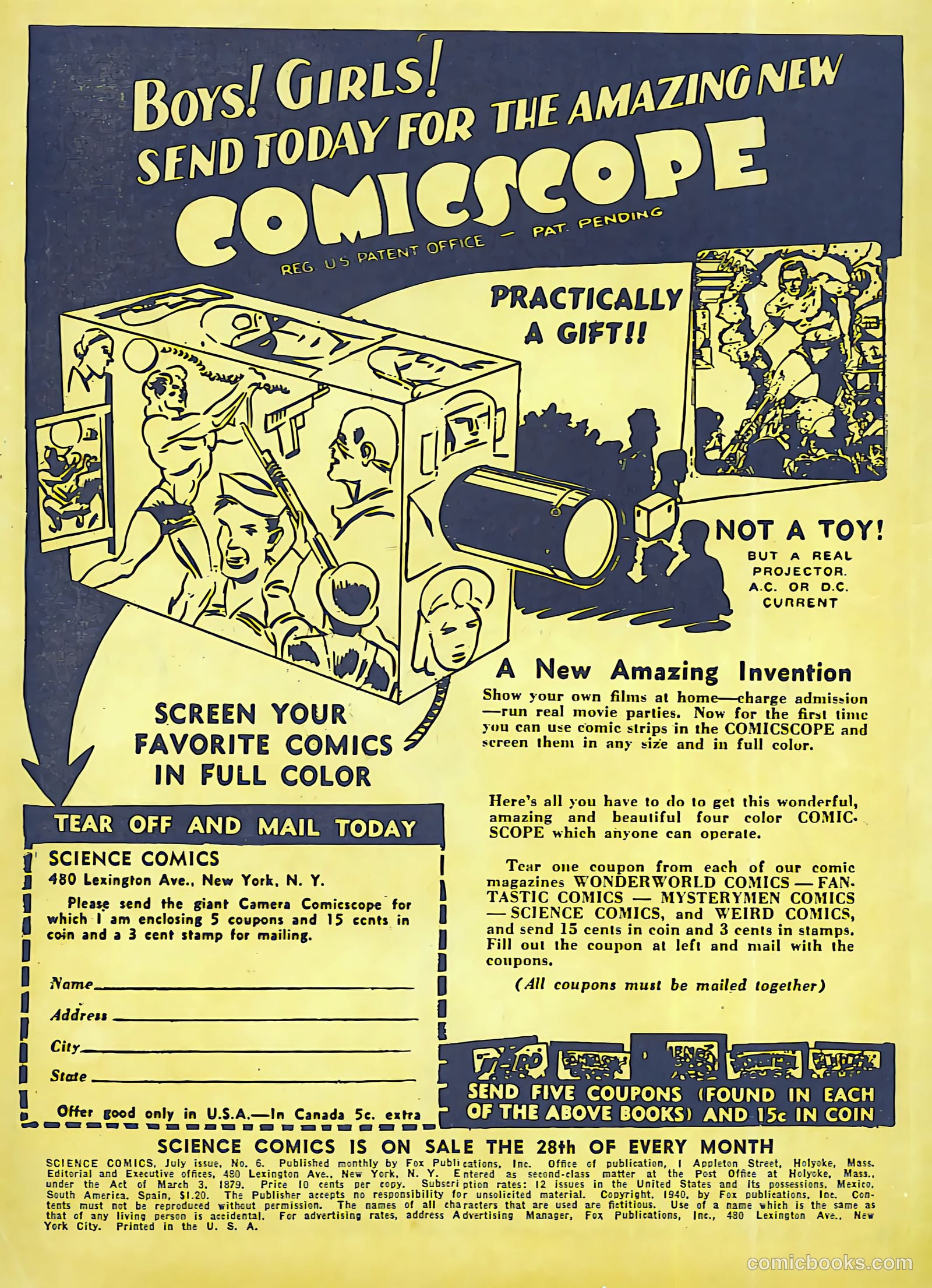 Science Comics #6 (1940) — page 2 of 66