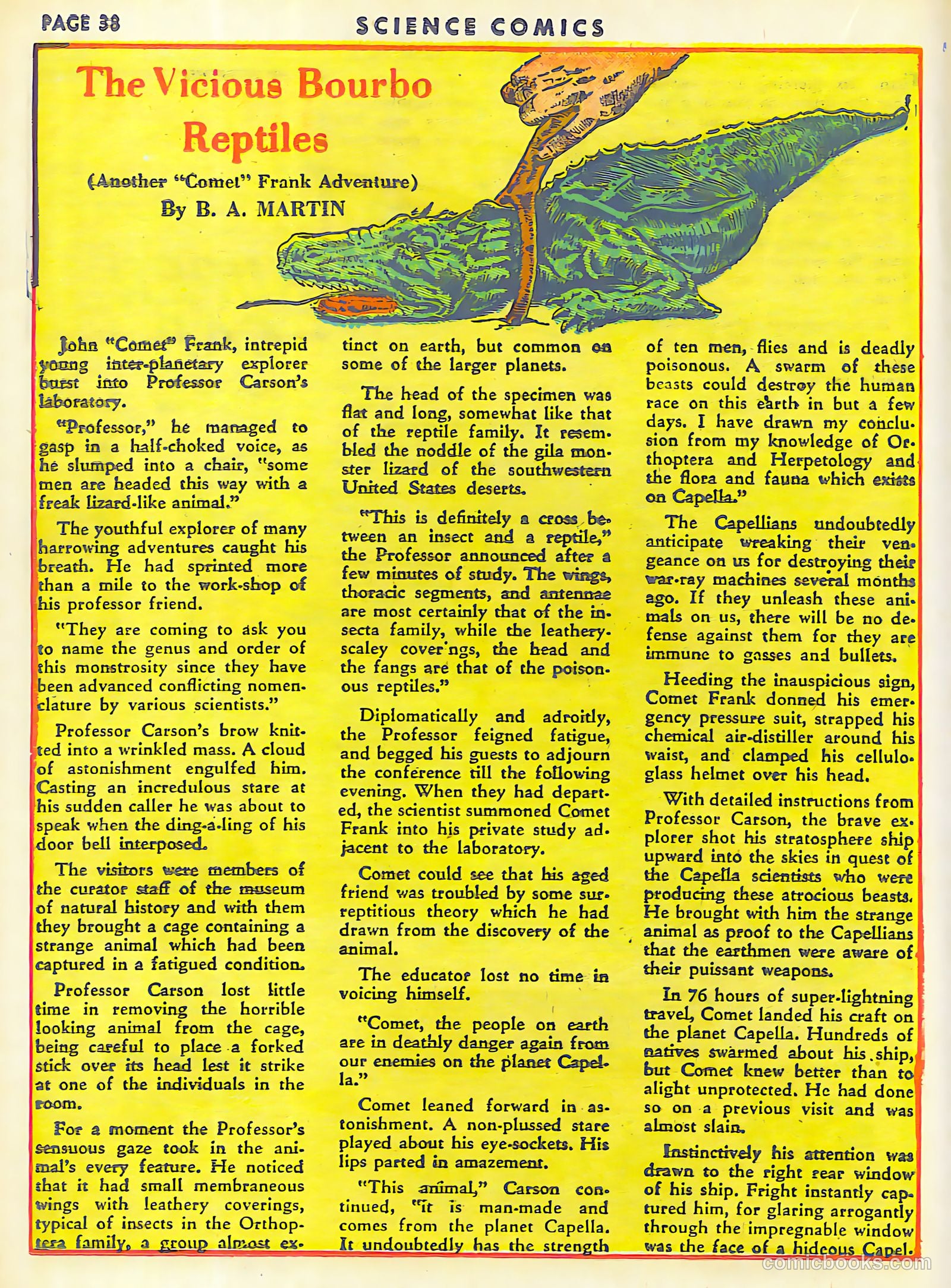Science Comics #6 (1940) — page 40 of 66