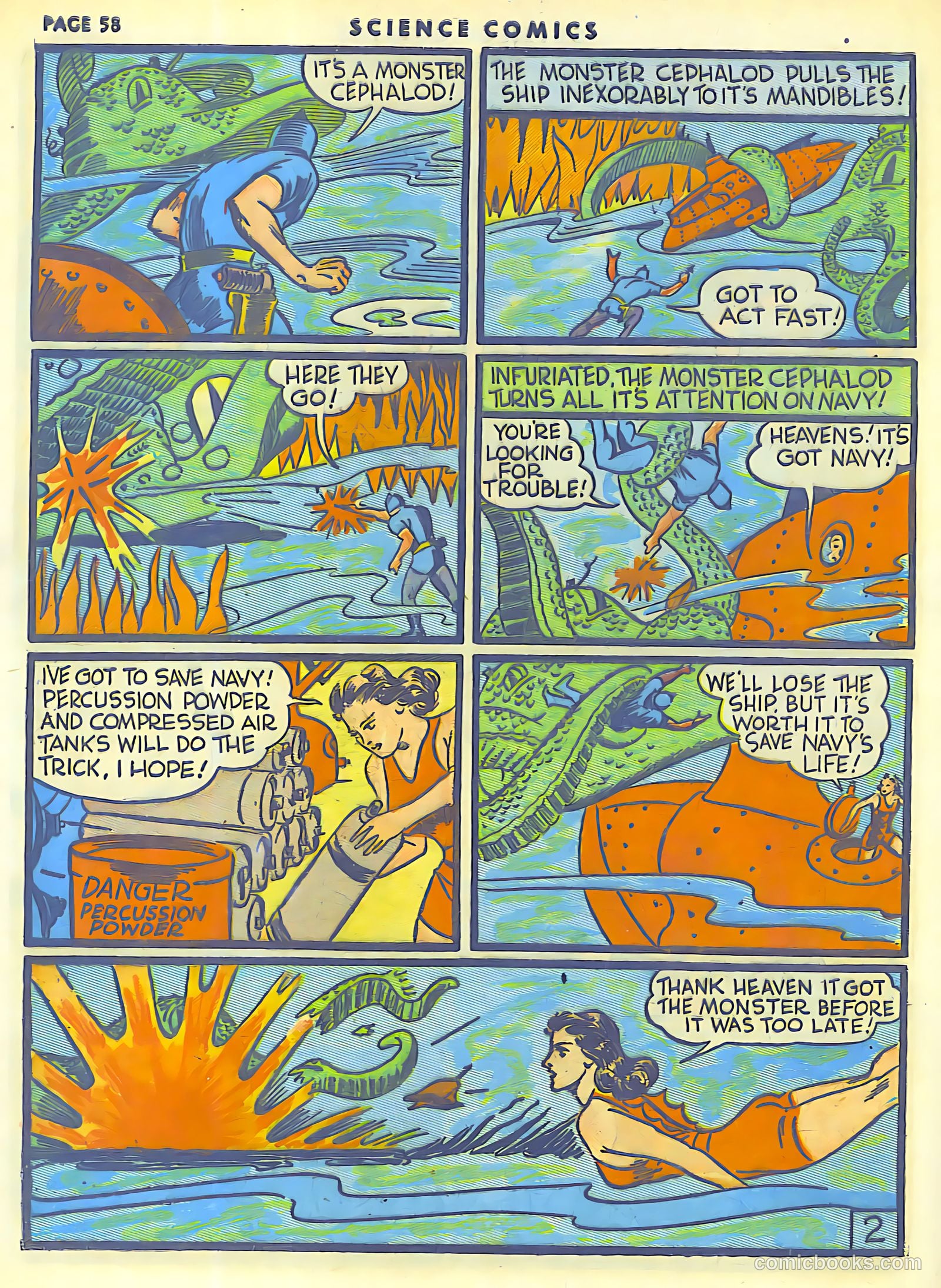 Science Comics #6 (1940) — page 60 of 66