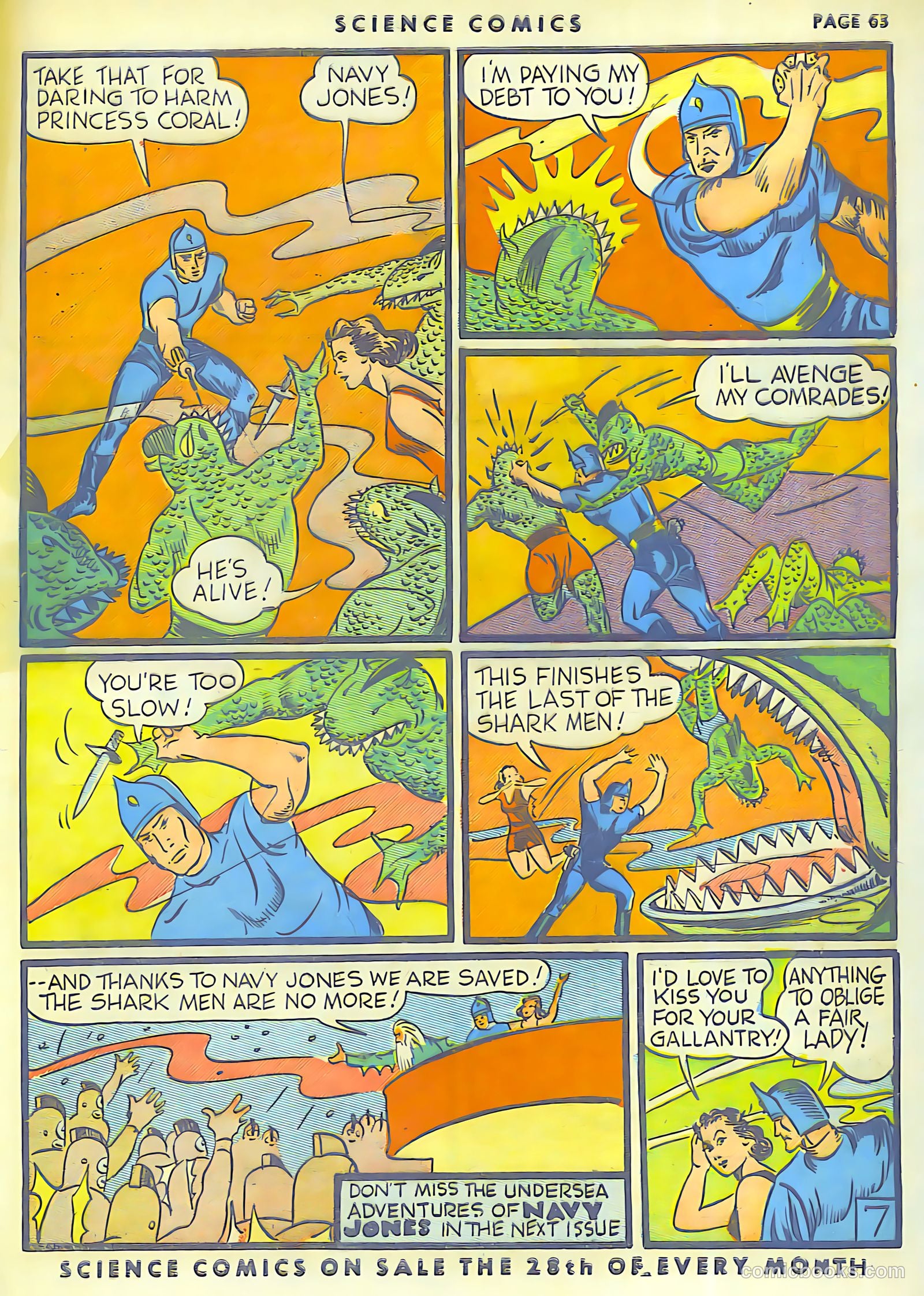 Science Comics #6 (1940) — page 65 of 66