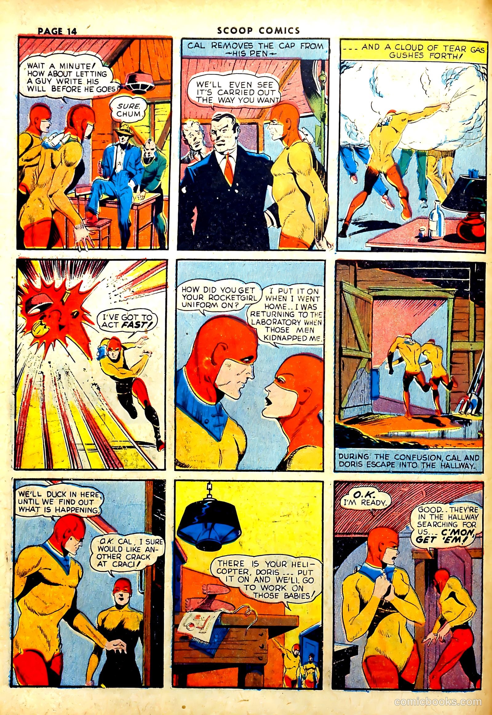 Scoop Comics #1 (1941) — page 16 of 68