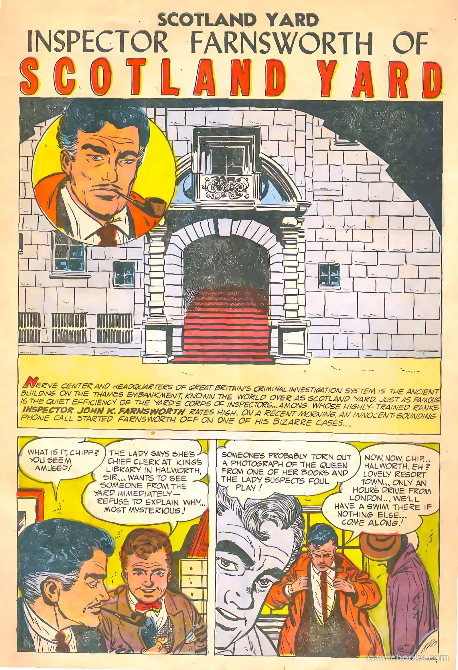 Scotland Yard #1 (1955) — page 3 of 36