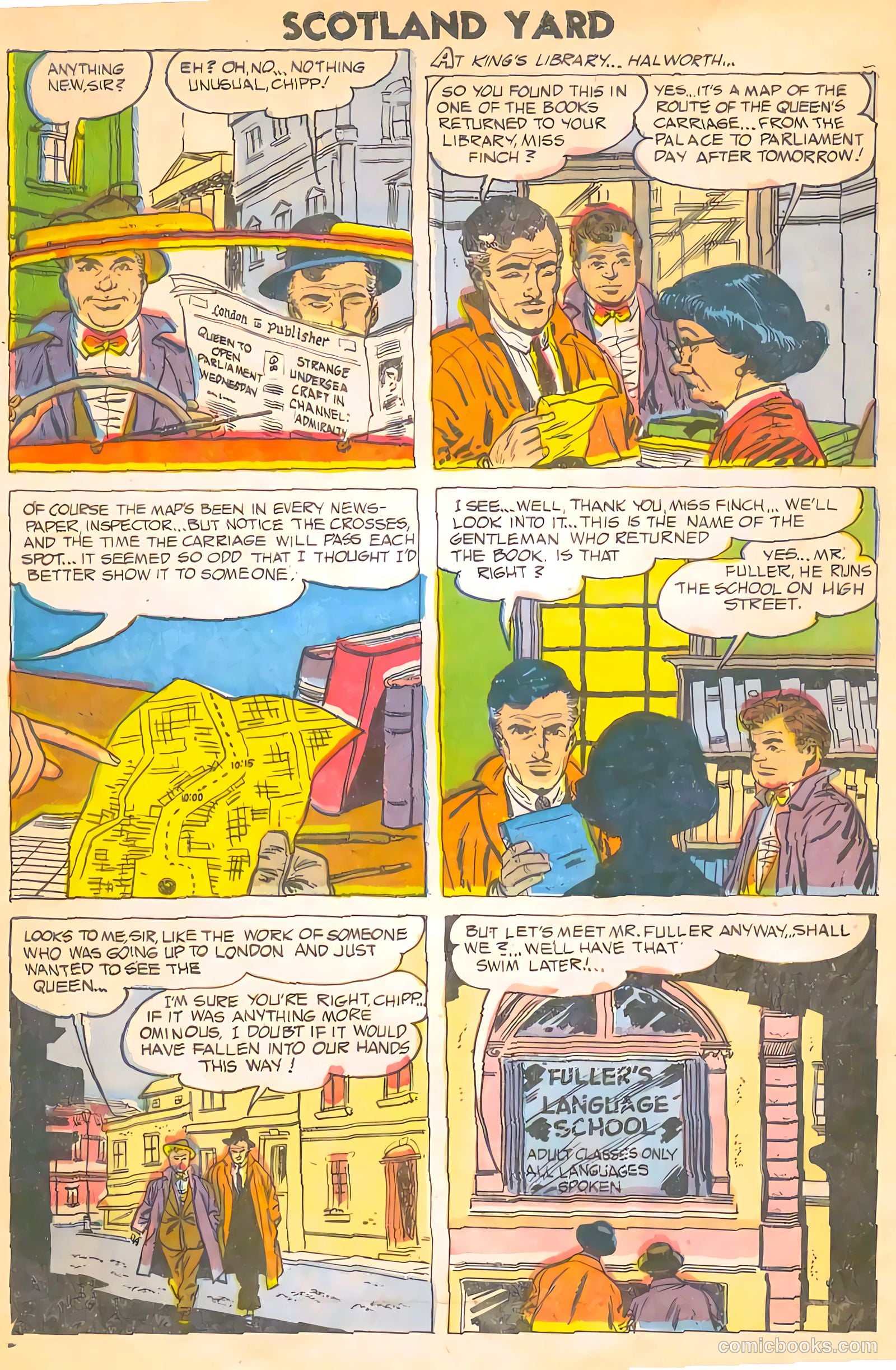 Scotland Yard #1 (1955) — page 4 of 36
