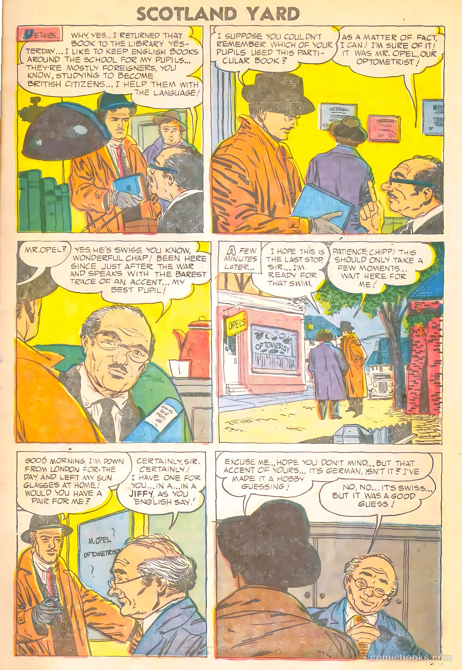 Scotland Yard #1 (1955) — page 5 of 36