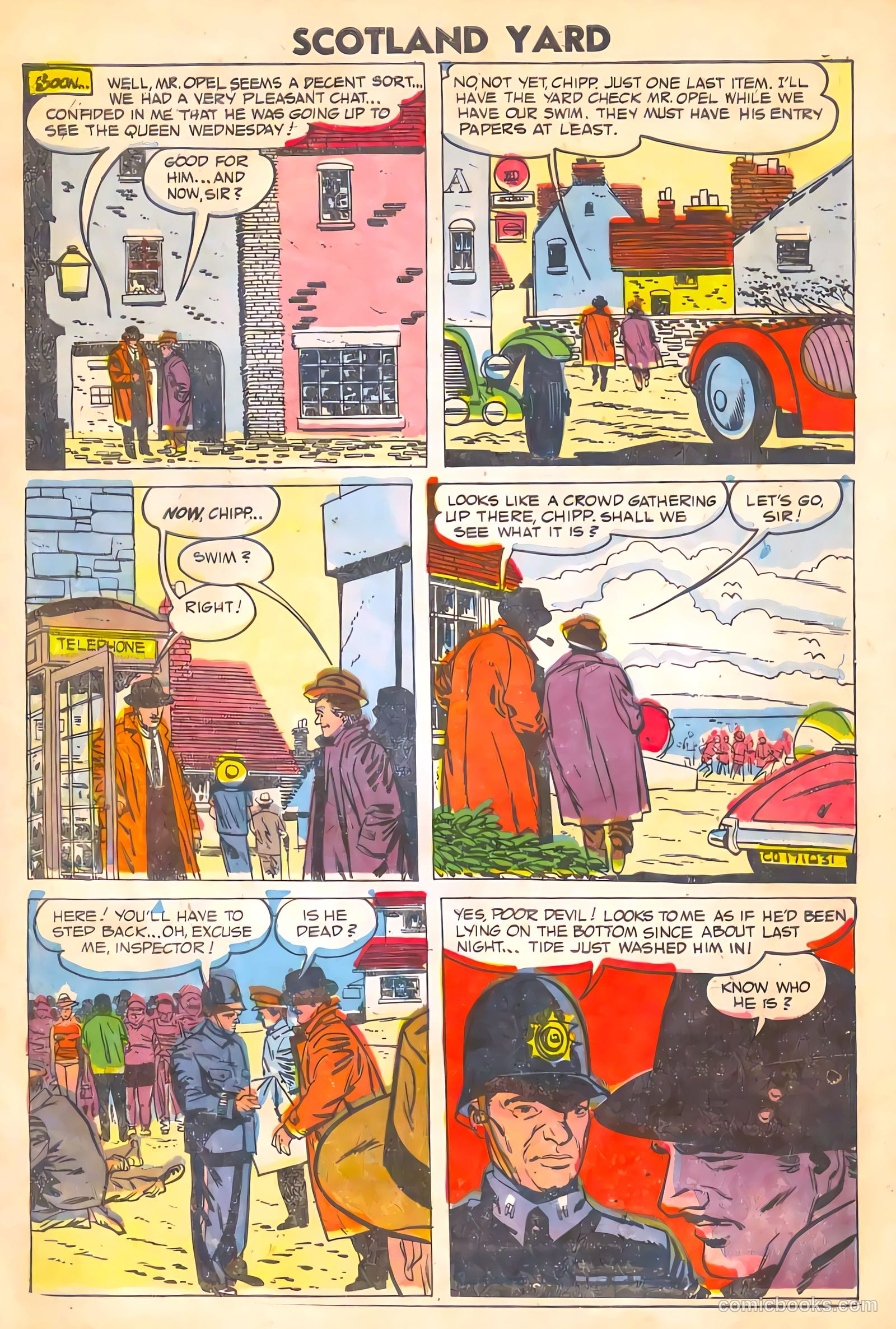 Scotland Yard #1 (1955) — page 7 of 36