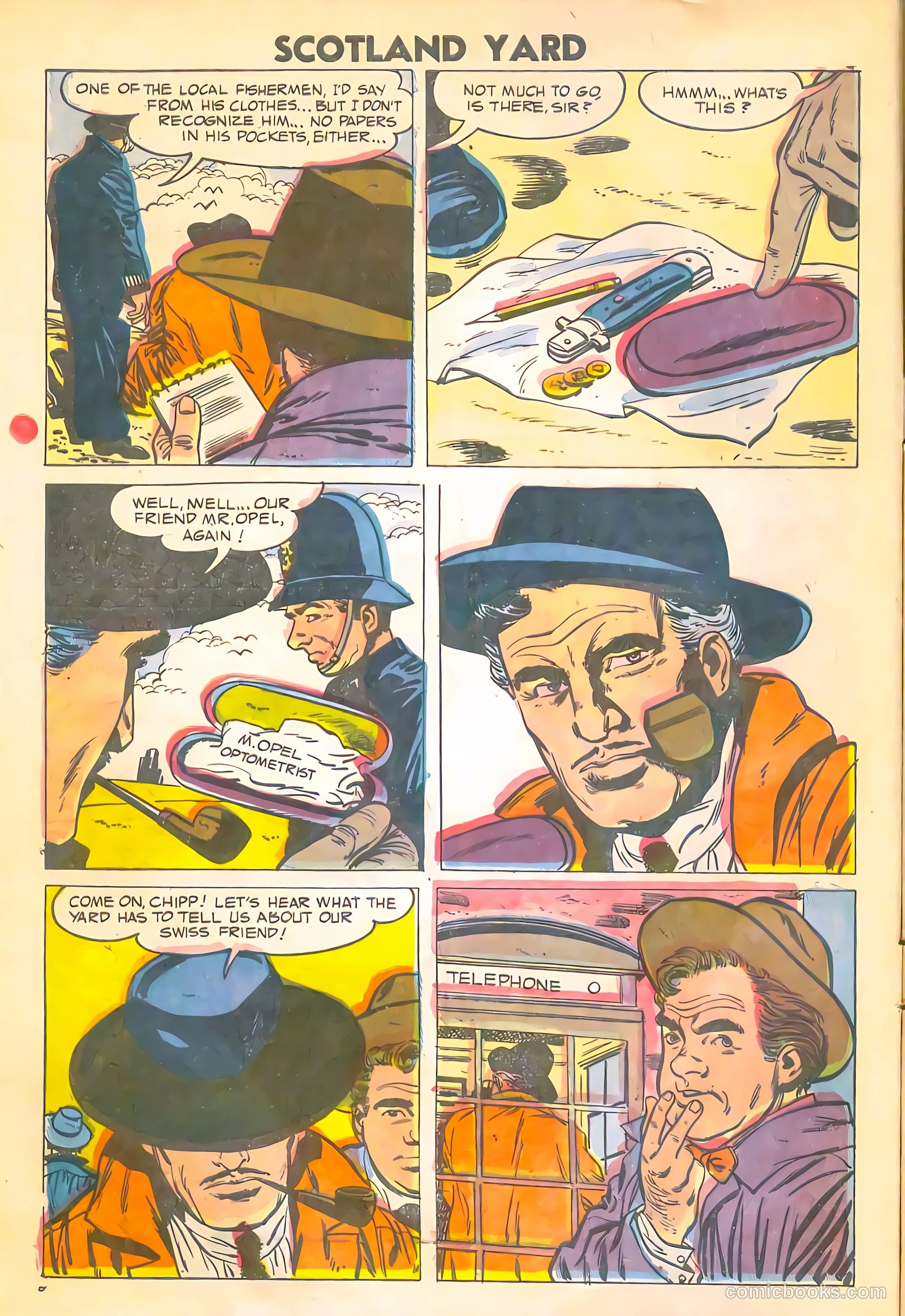 Scotland Yard #1 (1955) — page 8 of 36