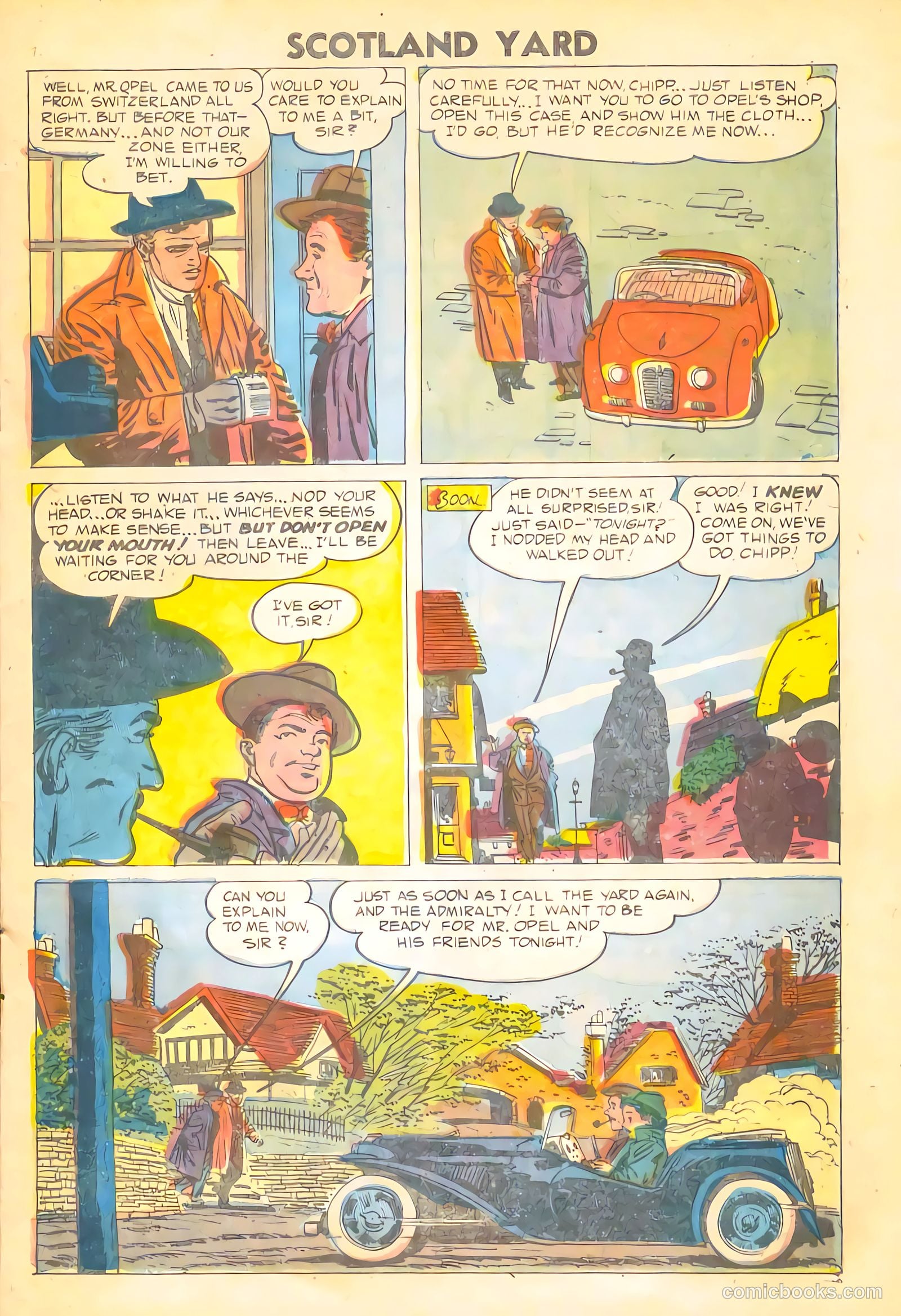 Scotland Yard #1 (1955) — page 9 of 36