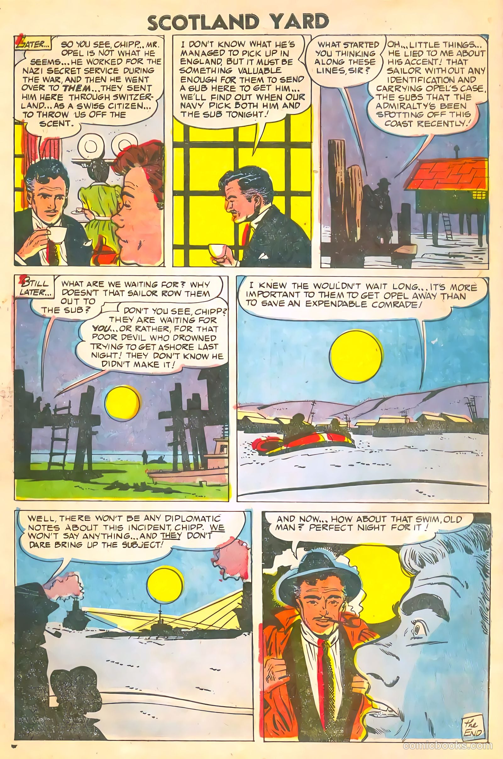 Scotland Yard #1 (1955) — page 10 of 36