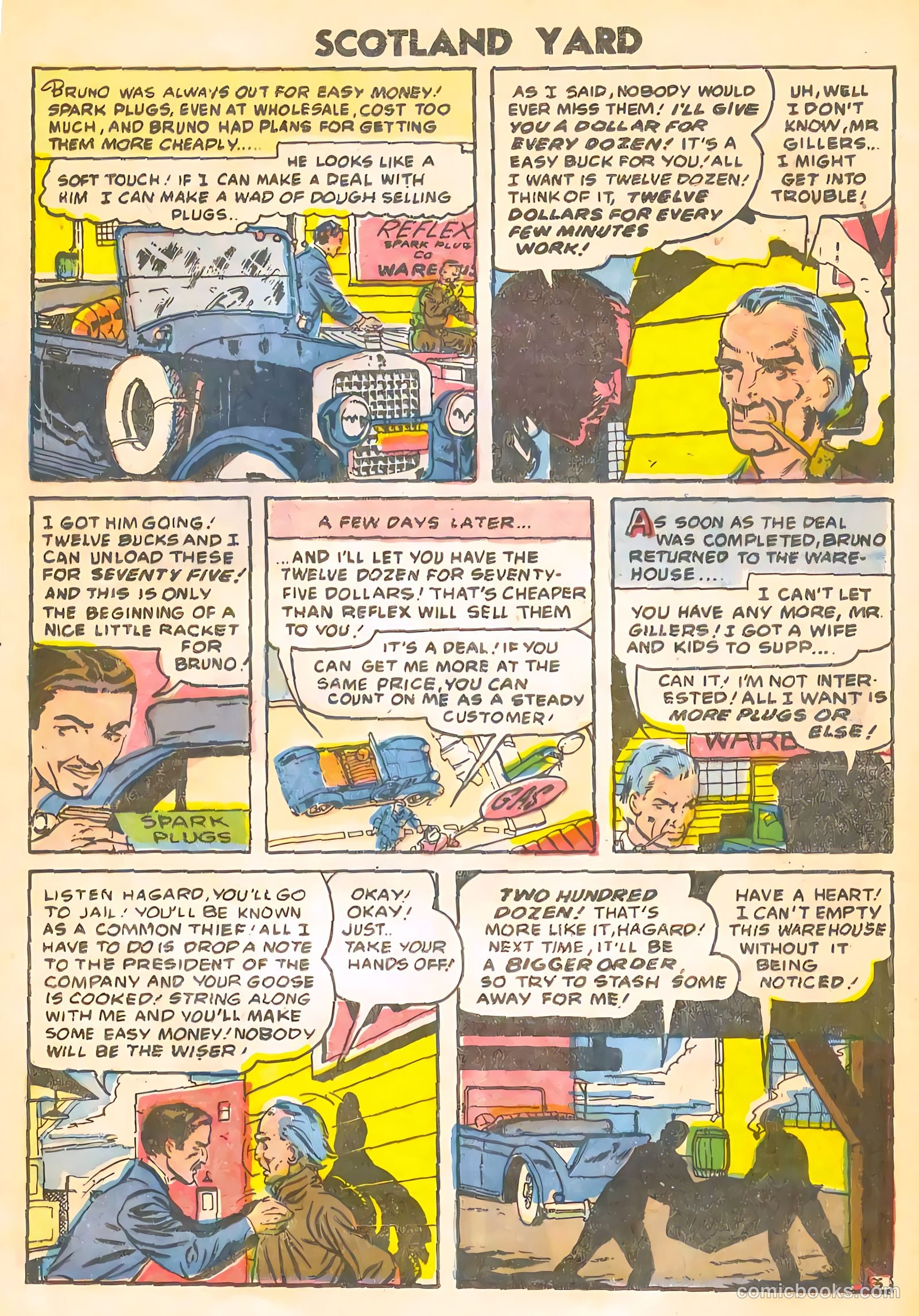 Scotland Yard #1 (1955) — page 13 of 36