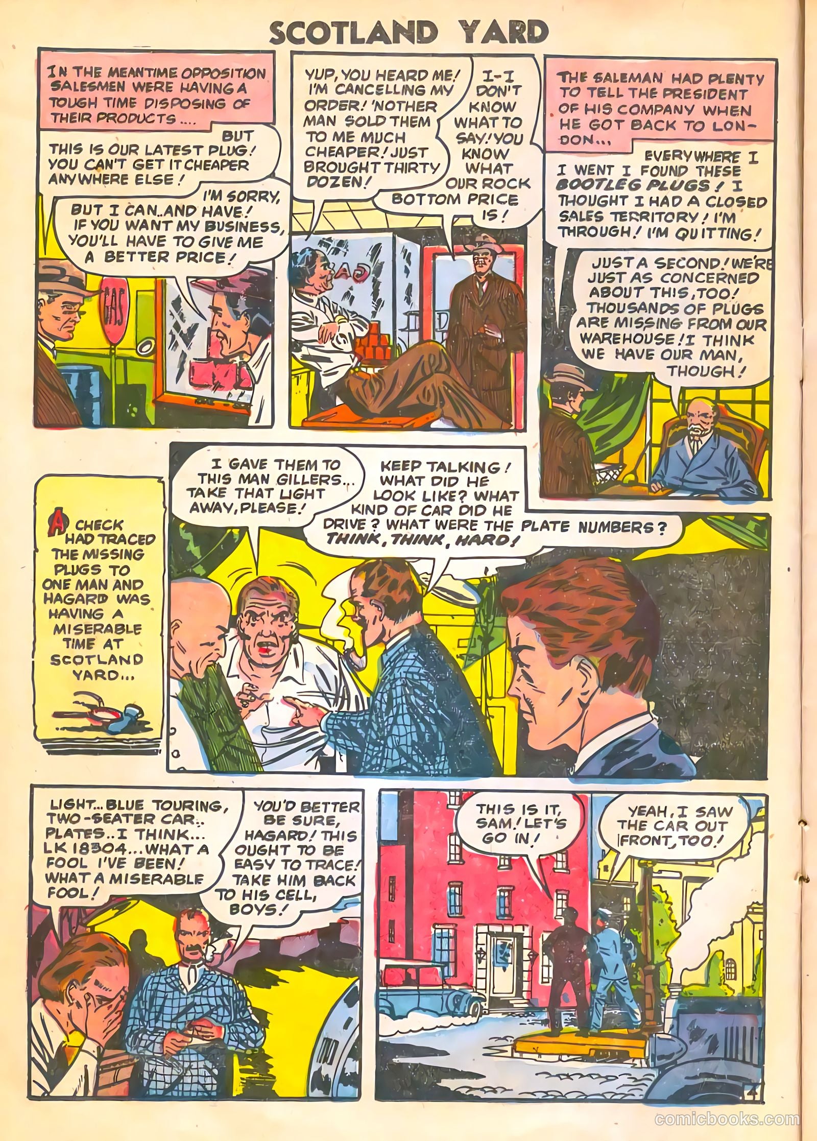 Scotland Yard #1 (1955) — page 14 of 36