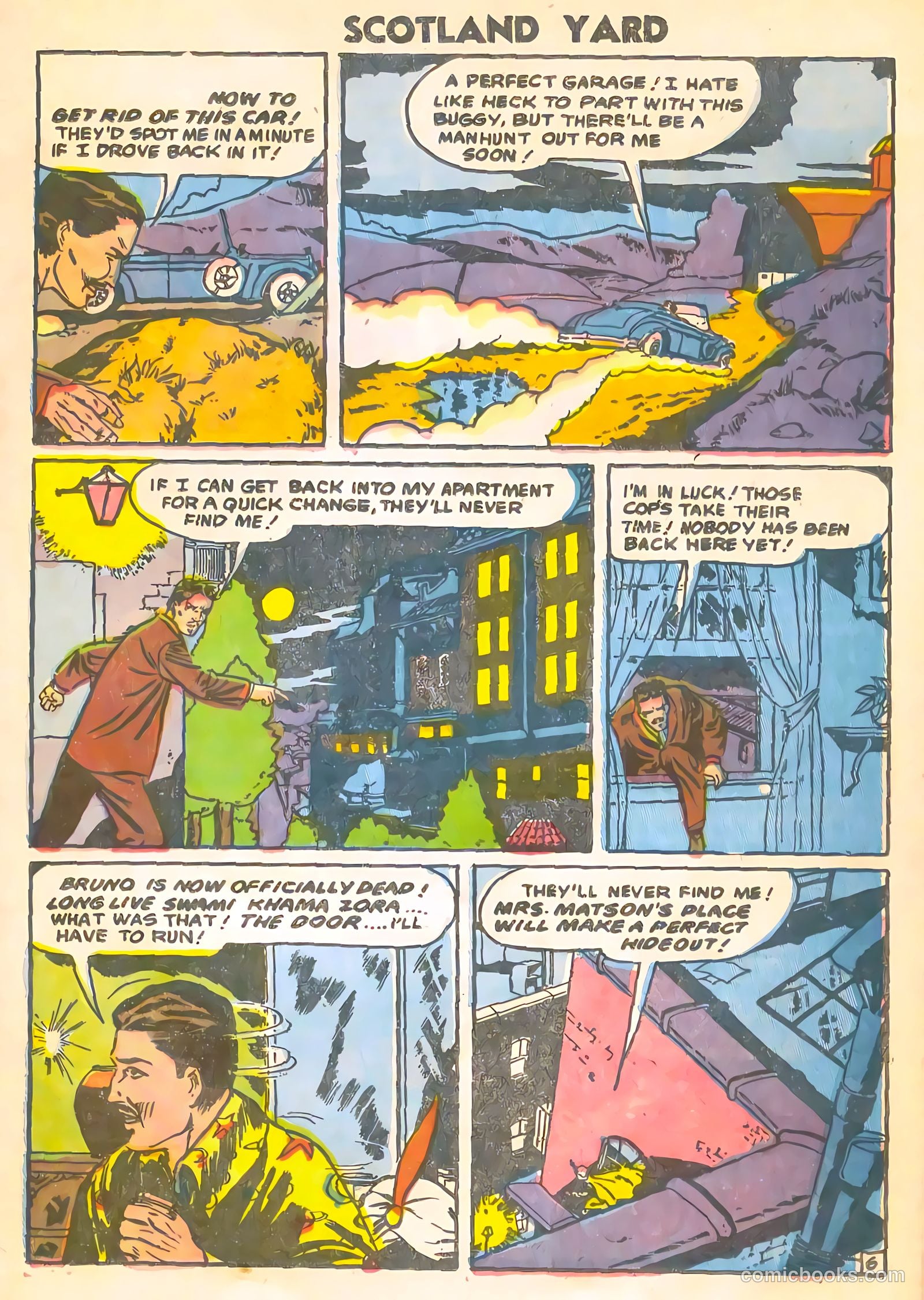 Scotland Yard #1 (1955) — page 17 of 36