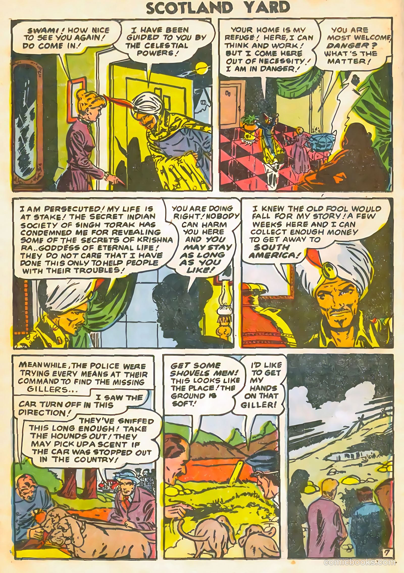 Scotland Yard #1 (1955) — page 18 of 36
