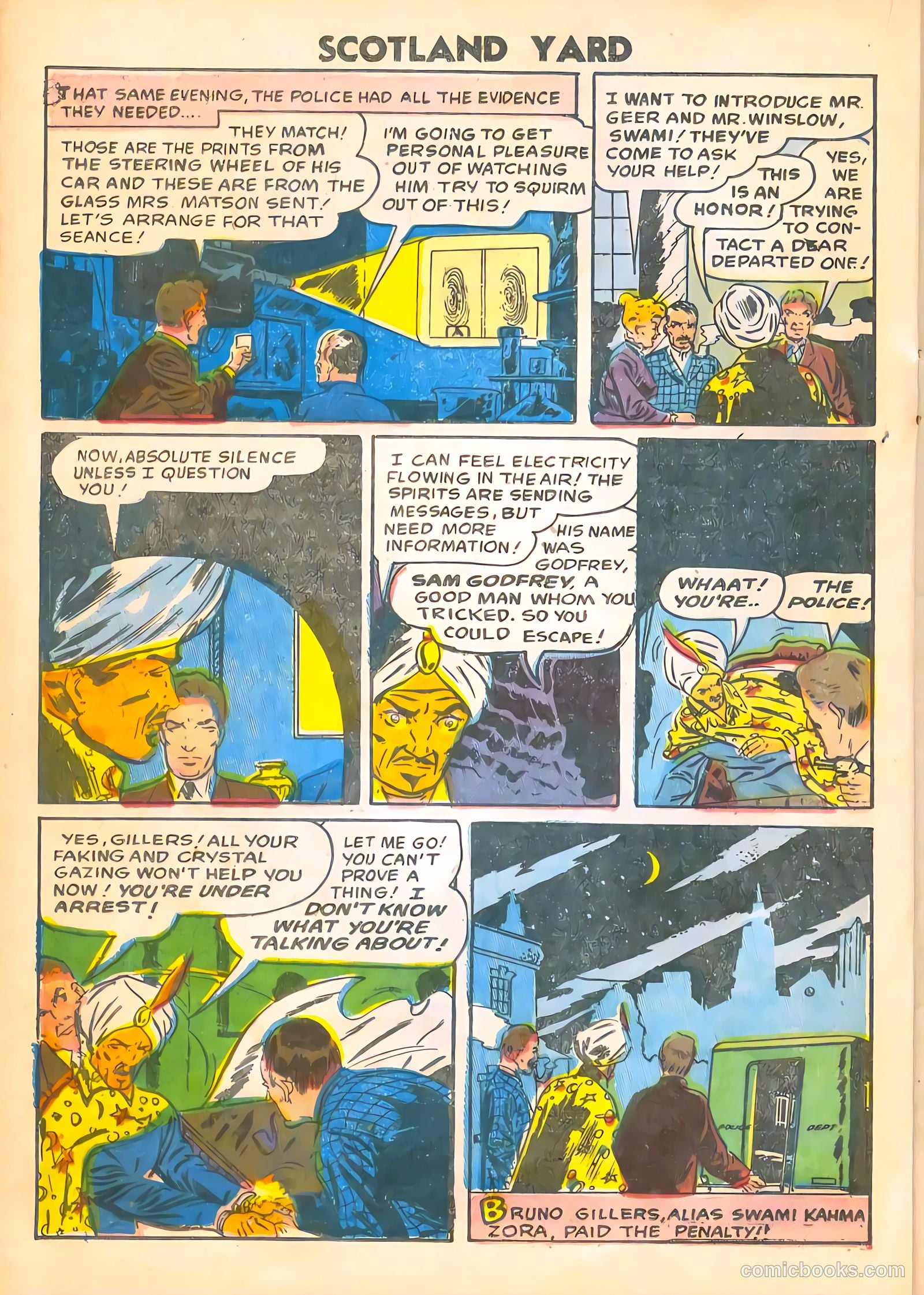 Scotland Yard #1 (1955) — page 20 of 36